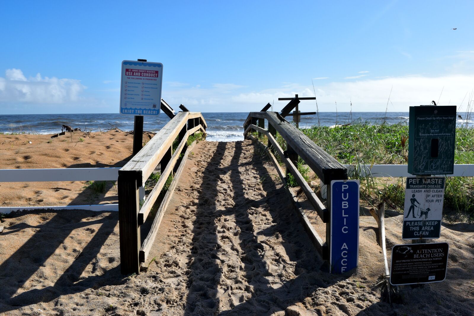 Nikon D3300 sample photo. Beach access, walkway, beach photography