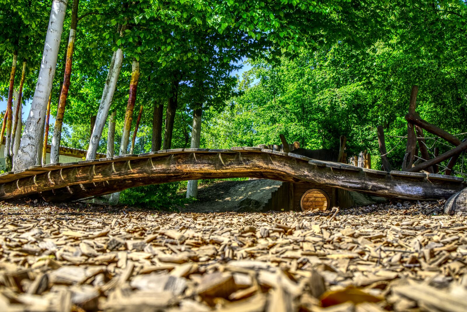 Sony a6000 + Sony E 35mm F1.8 OSS sample photo. Bridge, wood, wooden bridge photography