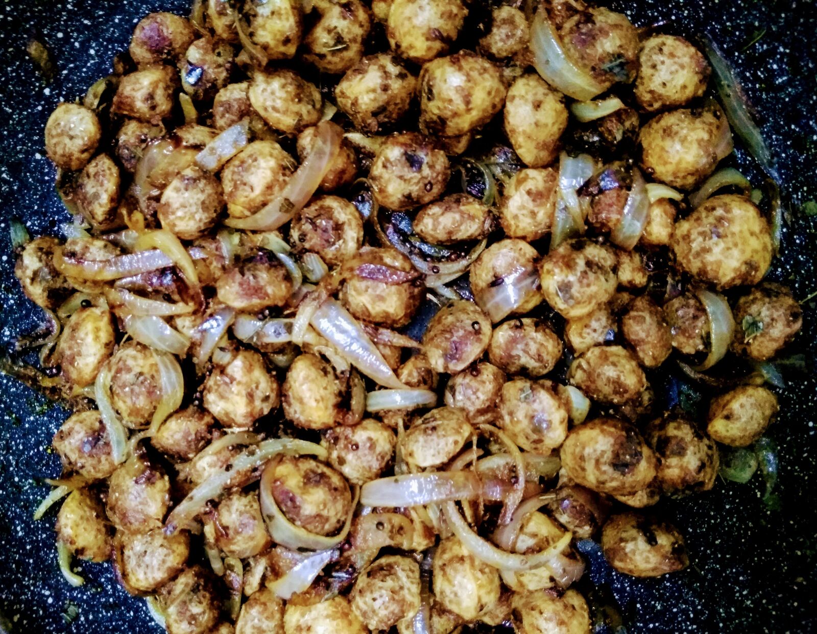 HMD Global Nokia 6 sample photo. Soya chunks fry, soya photography