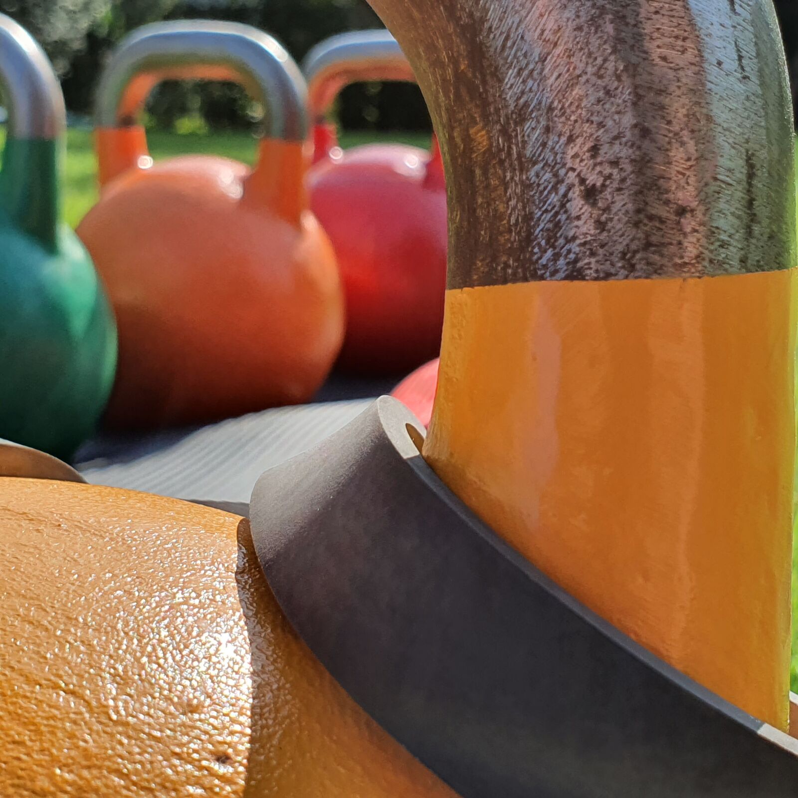 Samsung SM-G973F sample photo. Kettlebell, workout, crossfit photography
