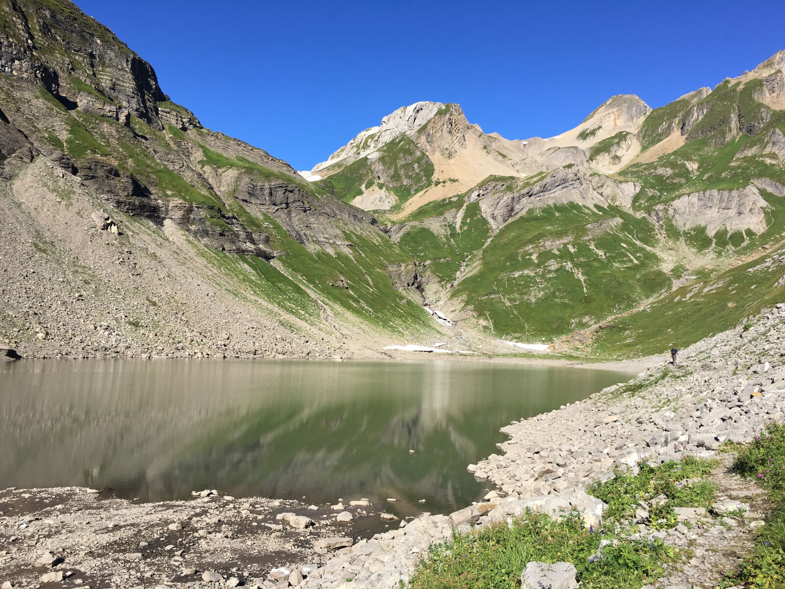 Apple iPhone 6s sample photo. French, alps, lake photography