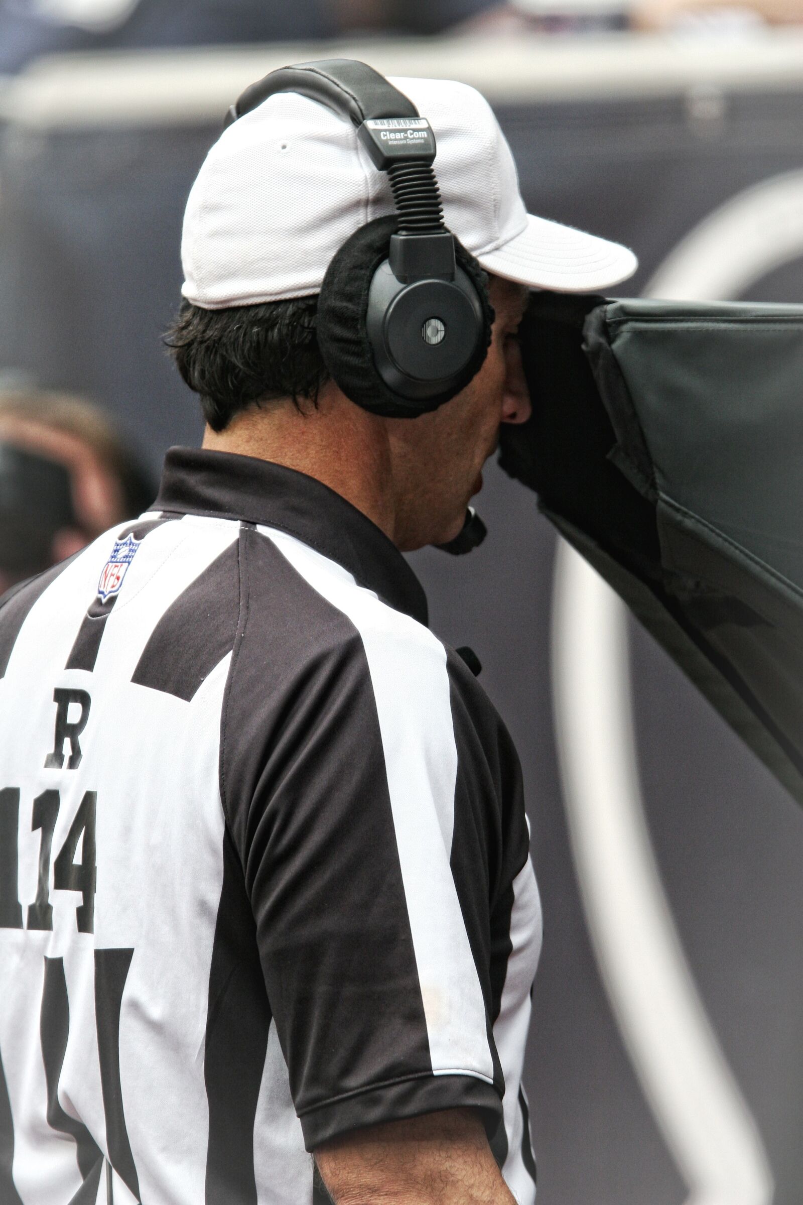 Canon EOS 20D sample photo. Referee, nfl, instant replay photography