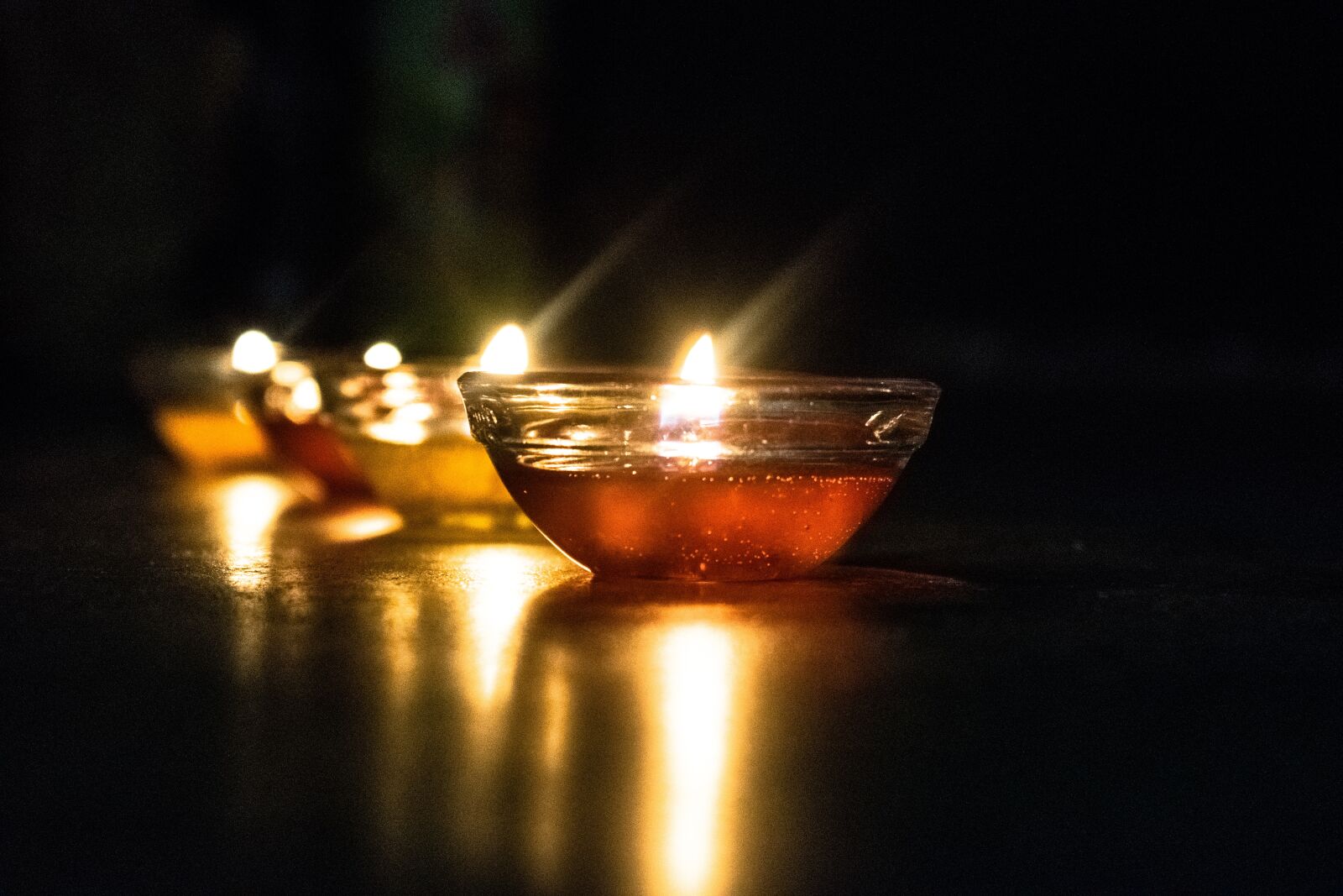 Nikon D5300 sample photo. Dark, flame, reflection photography