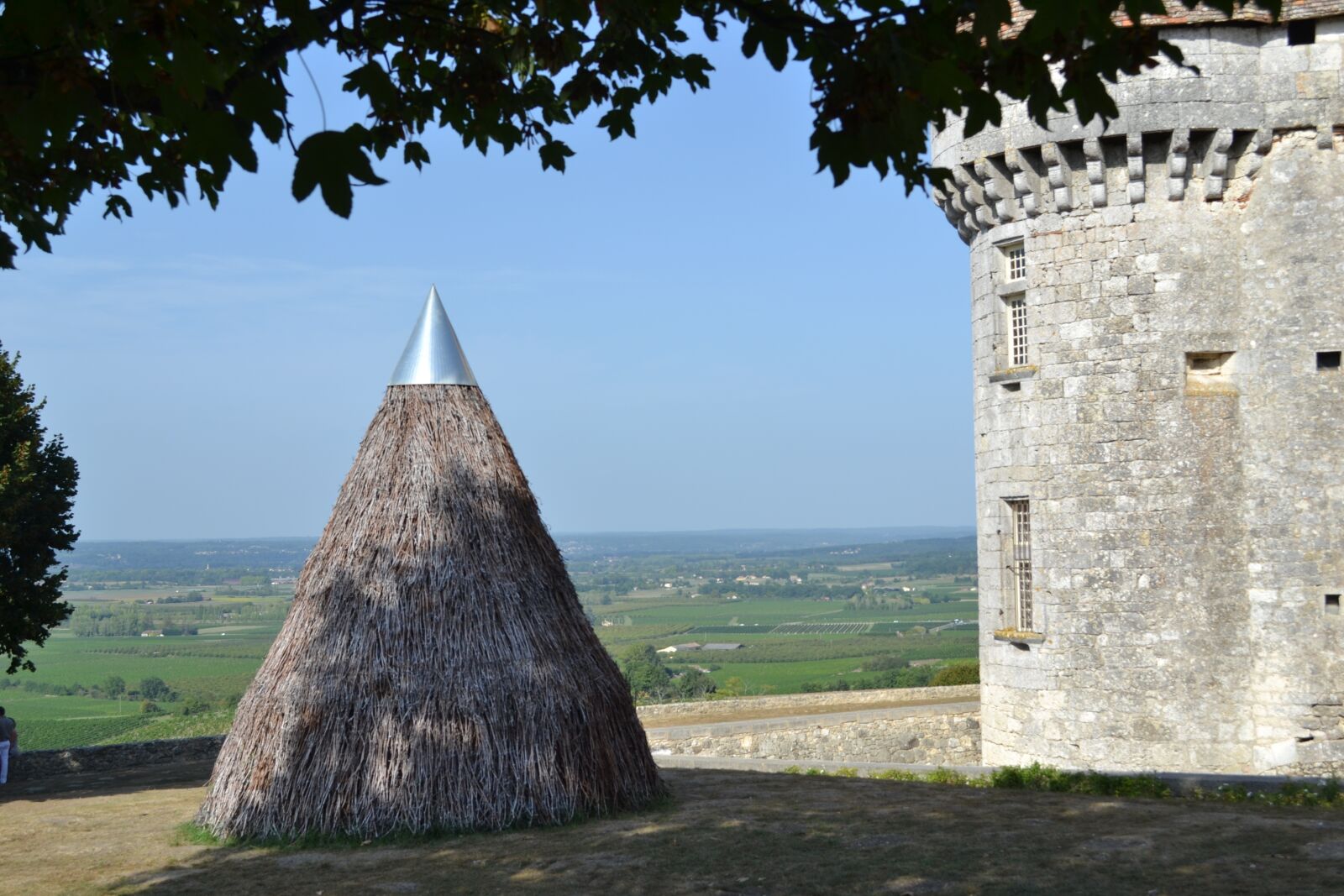 Nikon D3100 sample photo. Hay, haystack, monbazillac photography