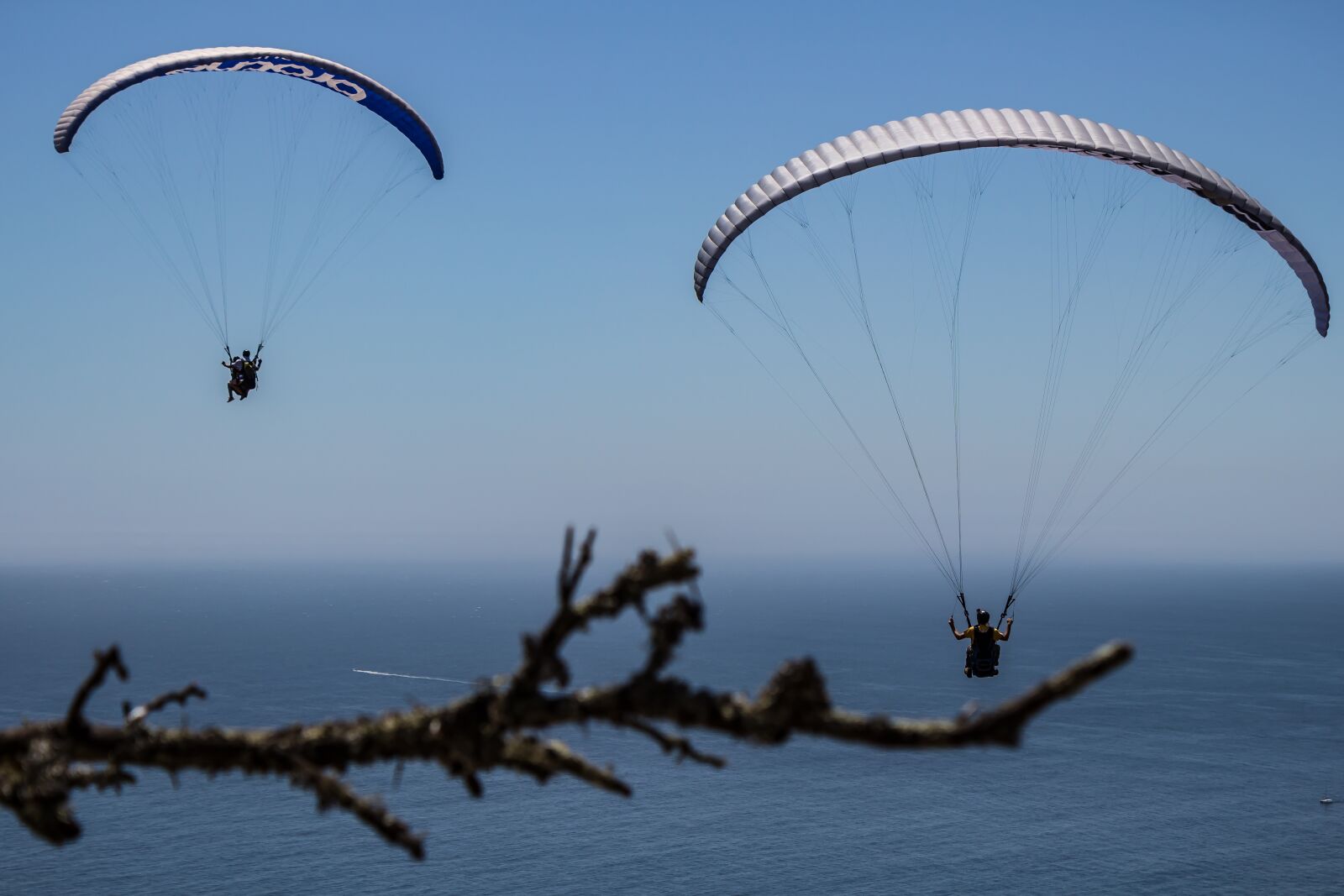 Canon EOS 100D (EOS Rebel SL1 / EOS Kiss X7) sample photo. Paragliding, water, sport photography