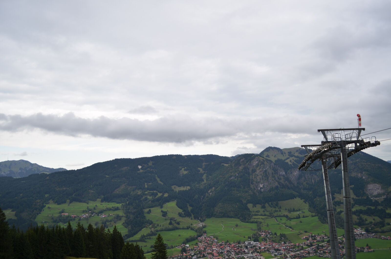 Nikon D5100 sample photo. Cloudy, sky, mountains, valley photography