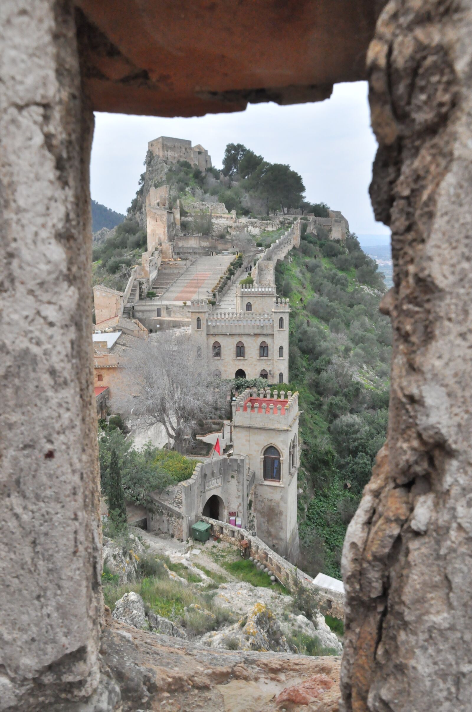 Nikon D5000 sample photo. X tiva xativa castle photography