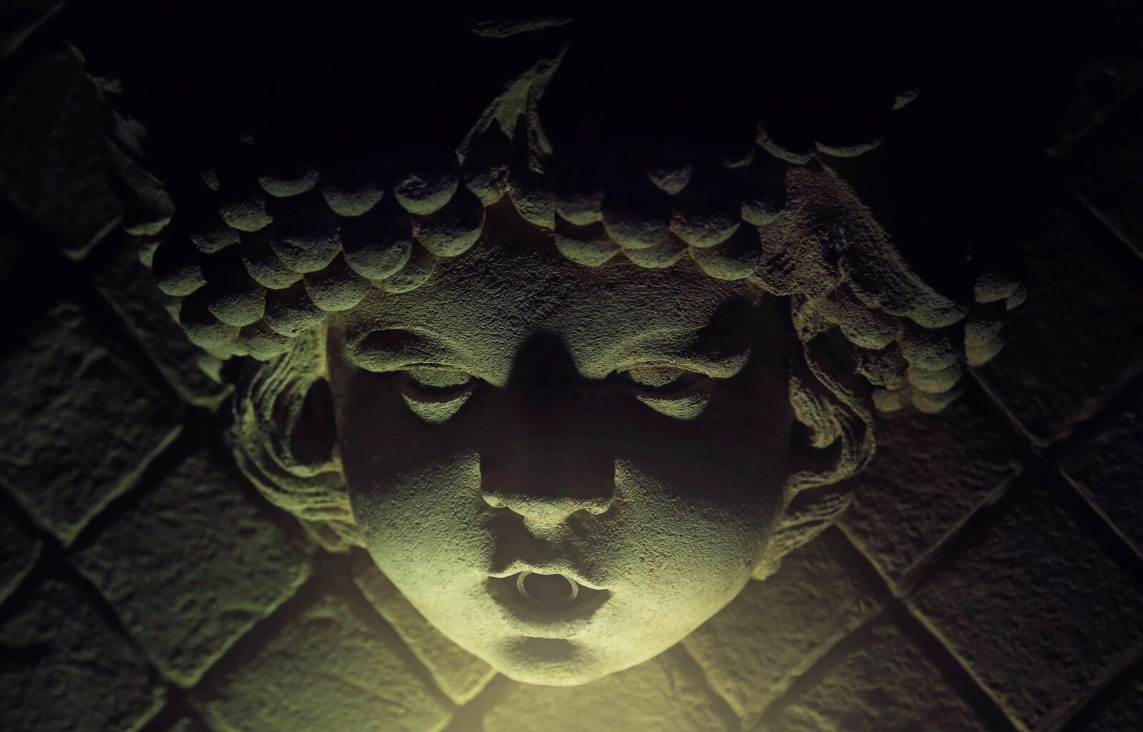 Canon EOS 6D + Canon EF 24-105mm F4L IS USM sample photo. Creepy, statue, face photography