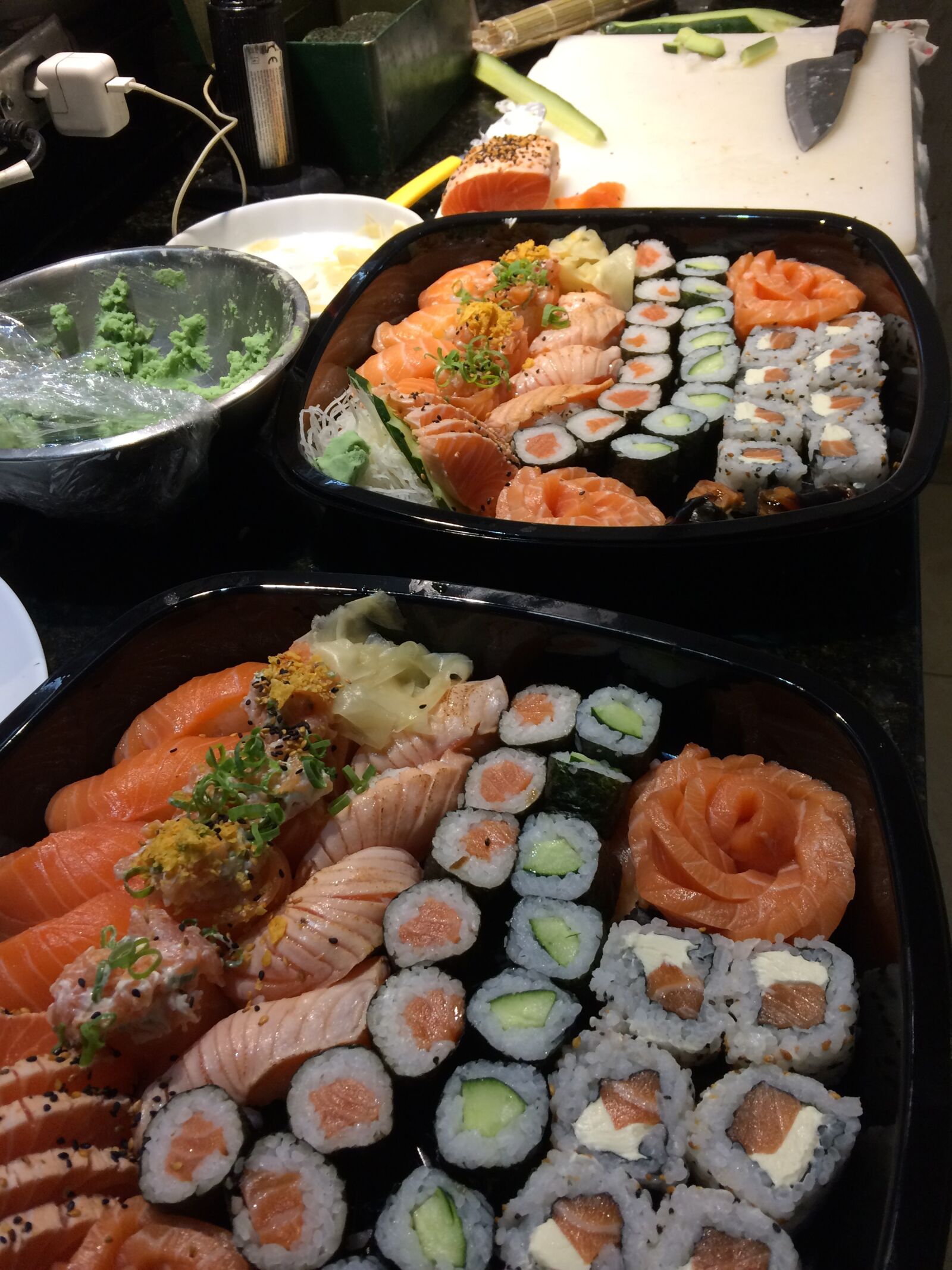 iPhone 5s back camera 4.15mm f/2.2 sample photo. Combo, sushi, japanese photography