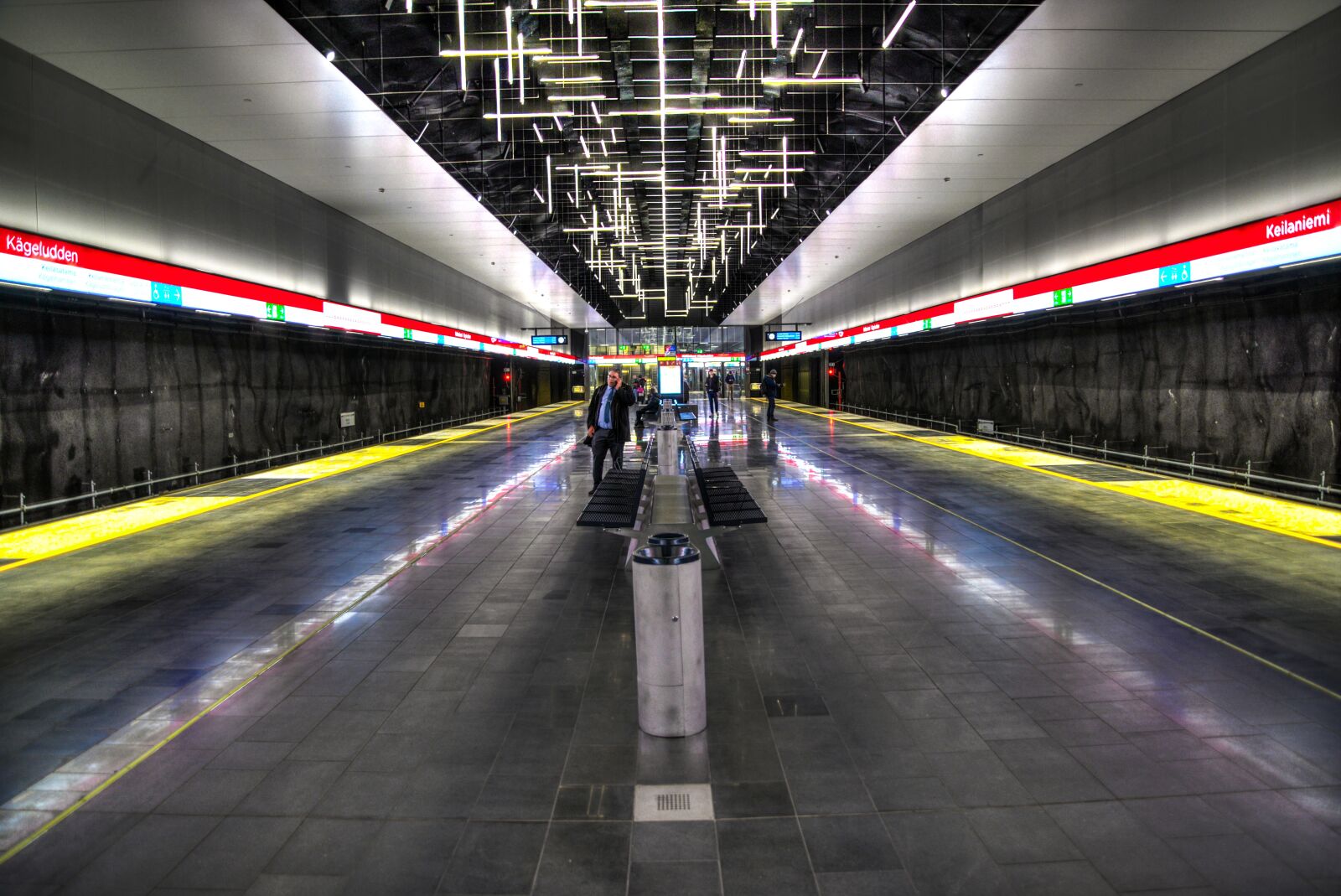 Nikon D610 sample photo. Metro, subway, helsinki photography