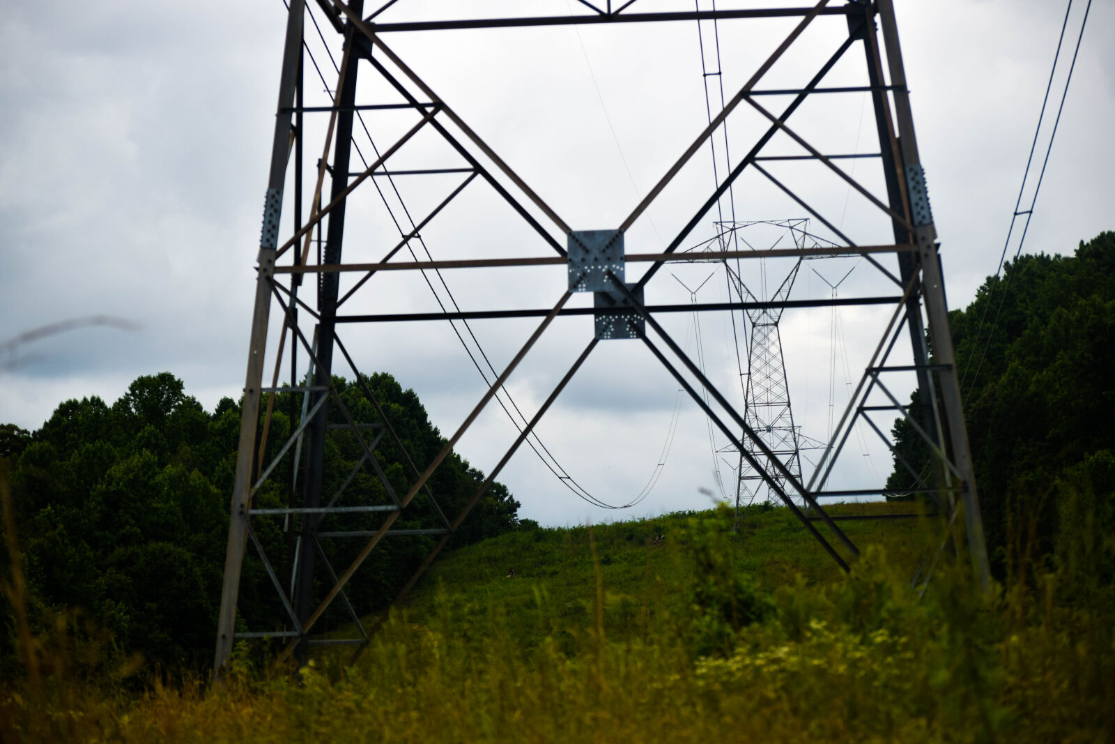 Nikon D3300 sample photo. Clouds, power, line photography