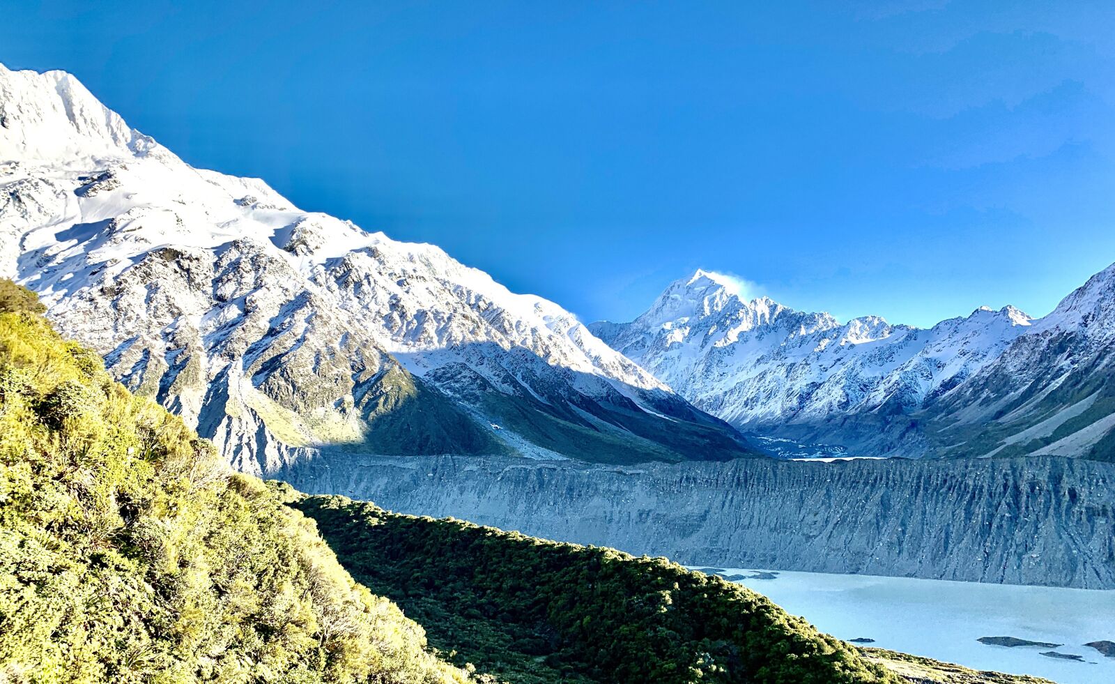 Apple iPhone XS + iPhone XS back dual camera 4.25mm f/1.8 sample photo. New zealand, mt cook photography