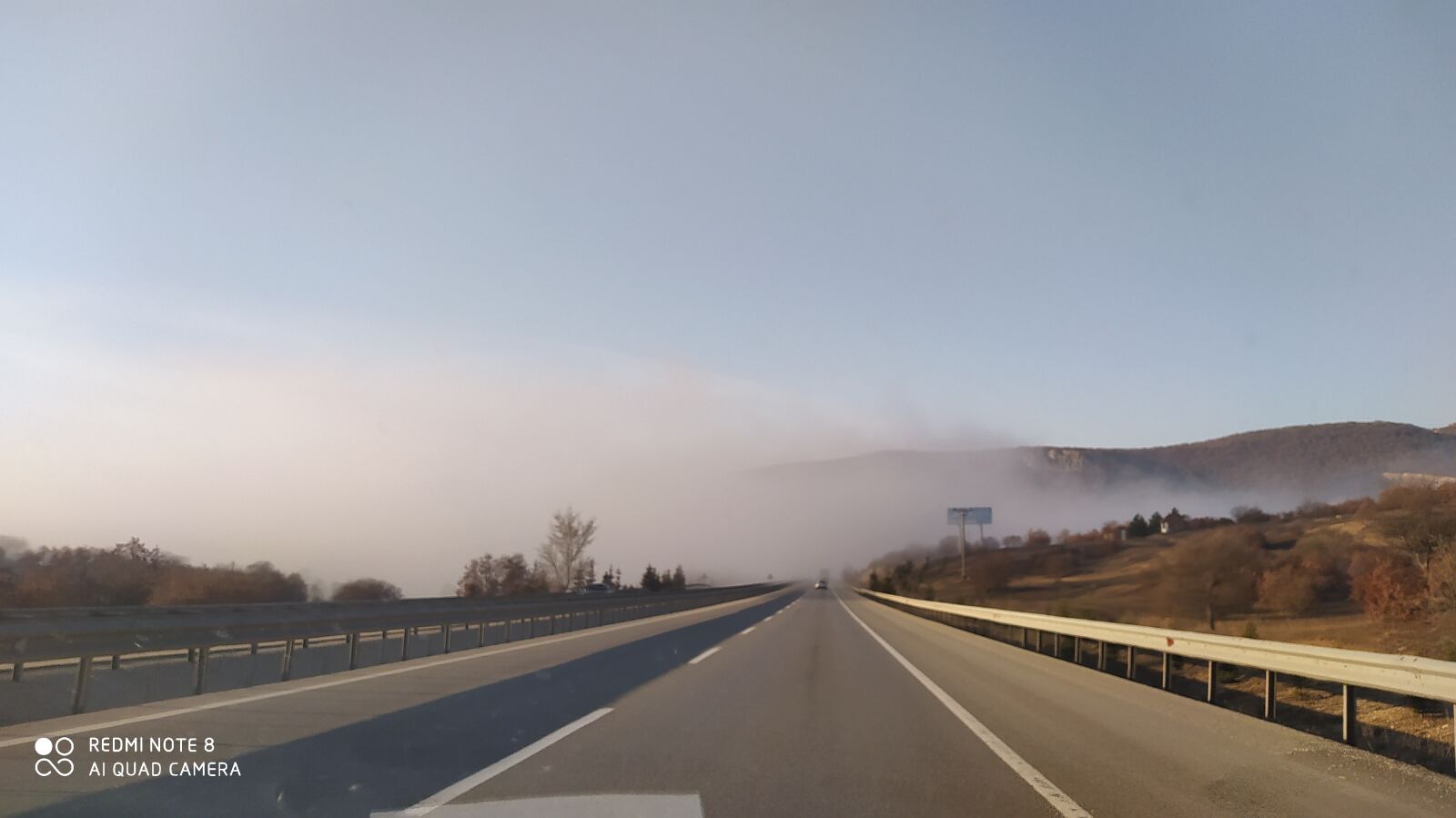 Xiaomi Redmi Note 8 sample photo. Road, nature, cloud photography