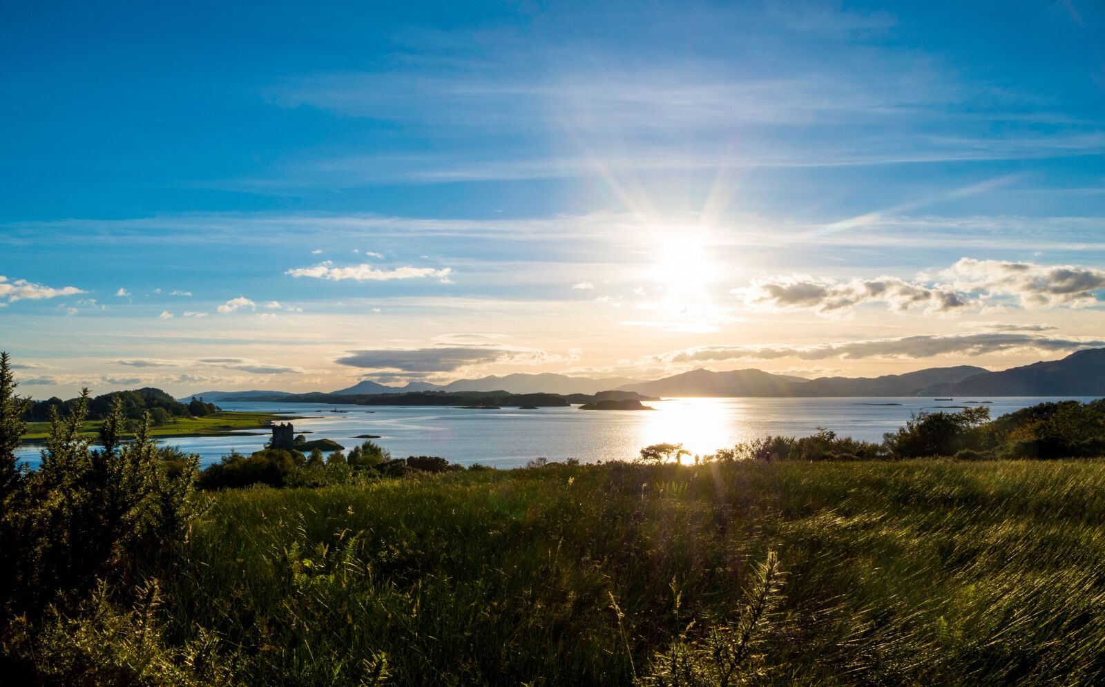 Pentax K-50 sample photo. Hole linnhe, castle stalker photography