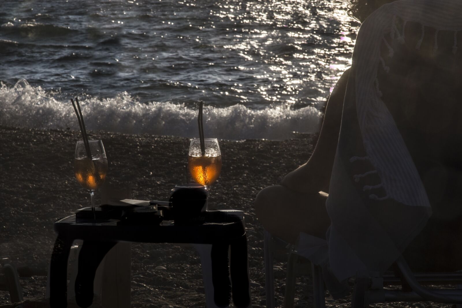 Canon EOS 6D sample photo. Pande, sea, wine photography