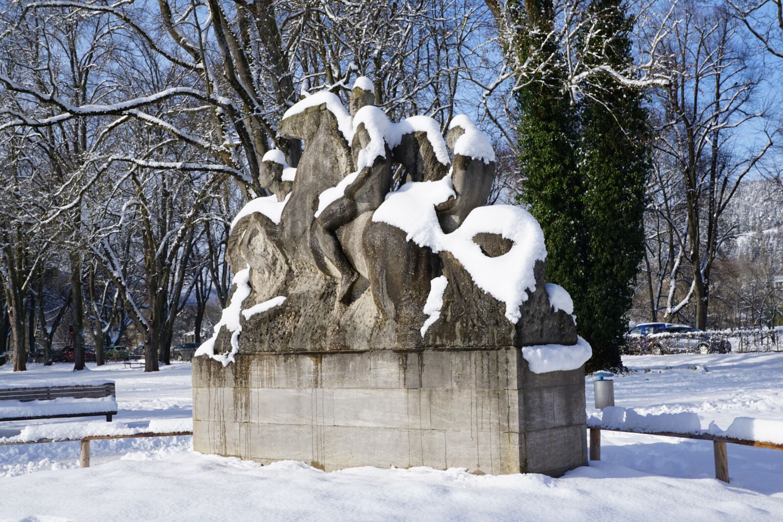 Sony DT 16-50mm F2.8 SSM sample photo. Monument, park, tuttlingen photography