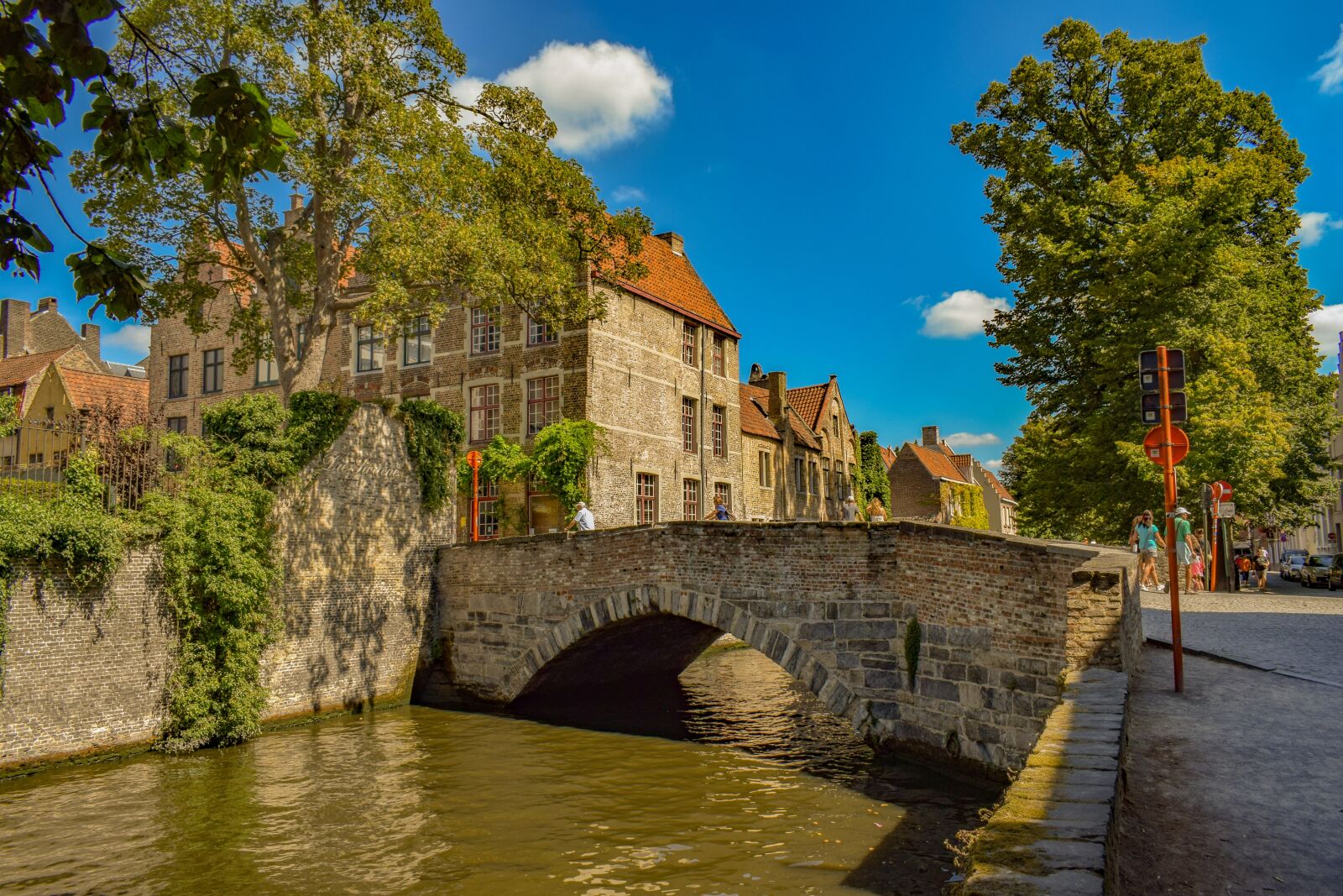 Nikon D3300 sample photo. Belgium, brugge, canal photography