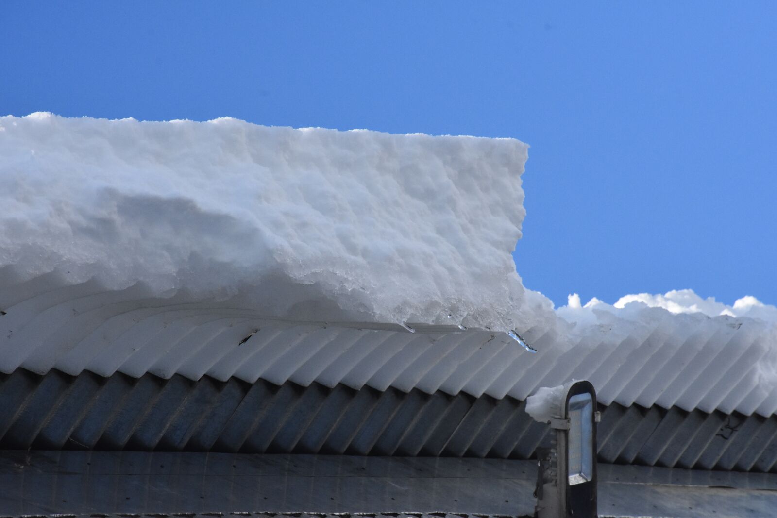 Nikon D7200 sample photo. Ice, roof, winter photography