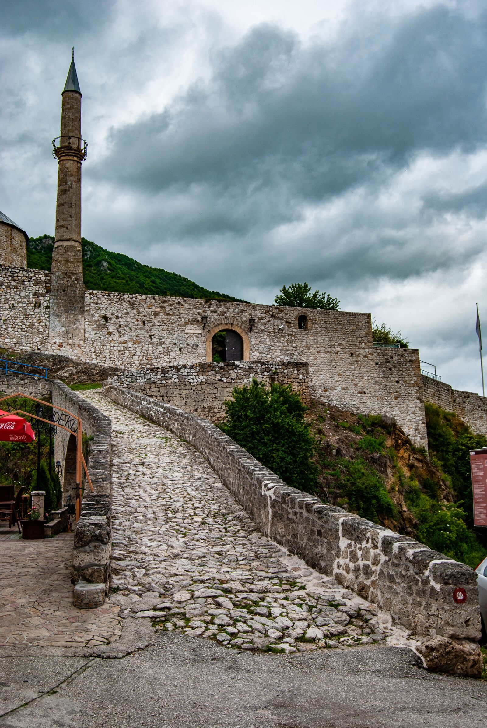 Nikon D60 sample photo. Travnik, fortress, tower photography