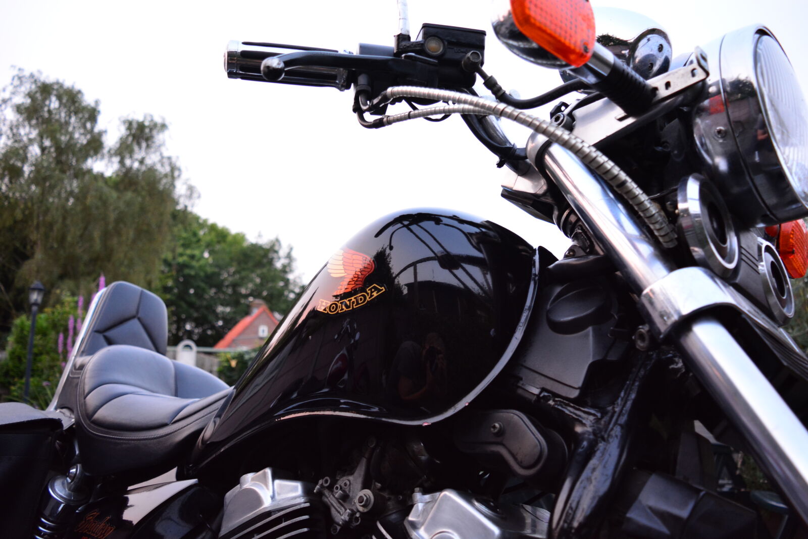 Nikon D5200 sample photo. 1985, 500, cc, chopper, chrome photography