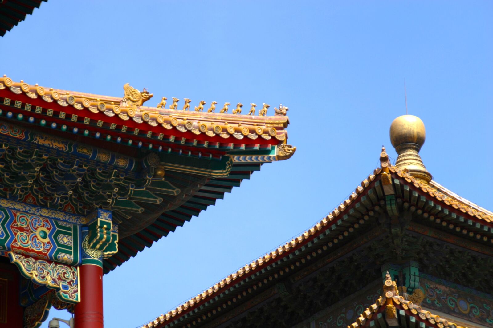 Canon EOS 10D sample photo. Roof, china, dragon photography