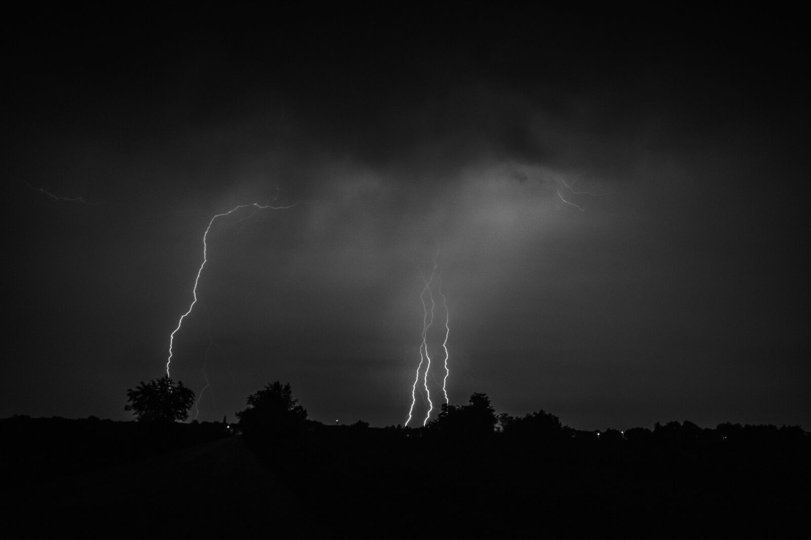 Nikon D3300 sample photo. Storm, lightning, nature photography