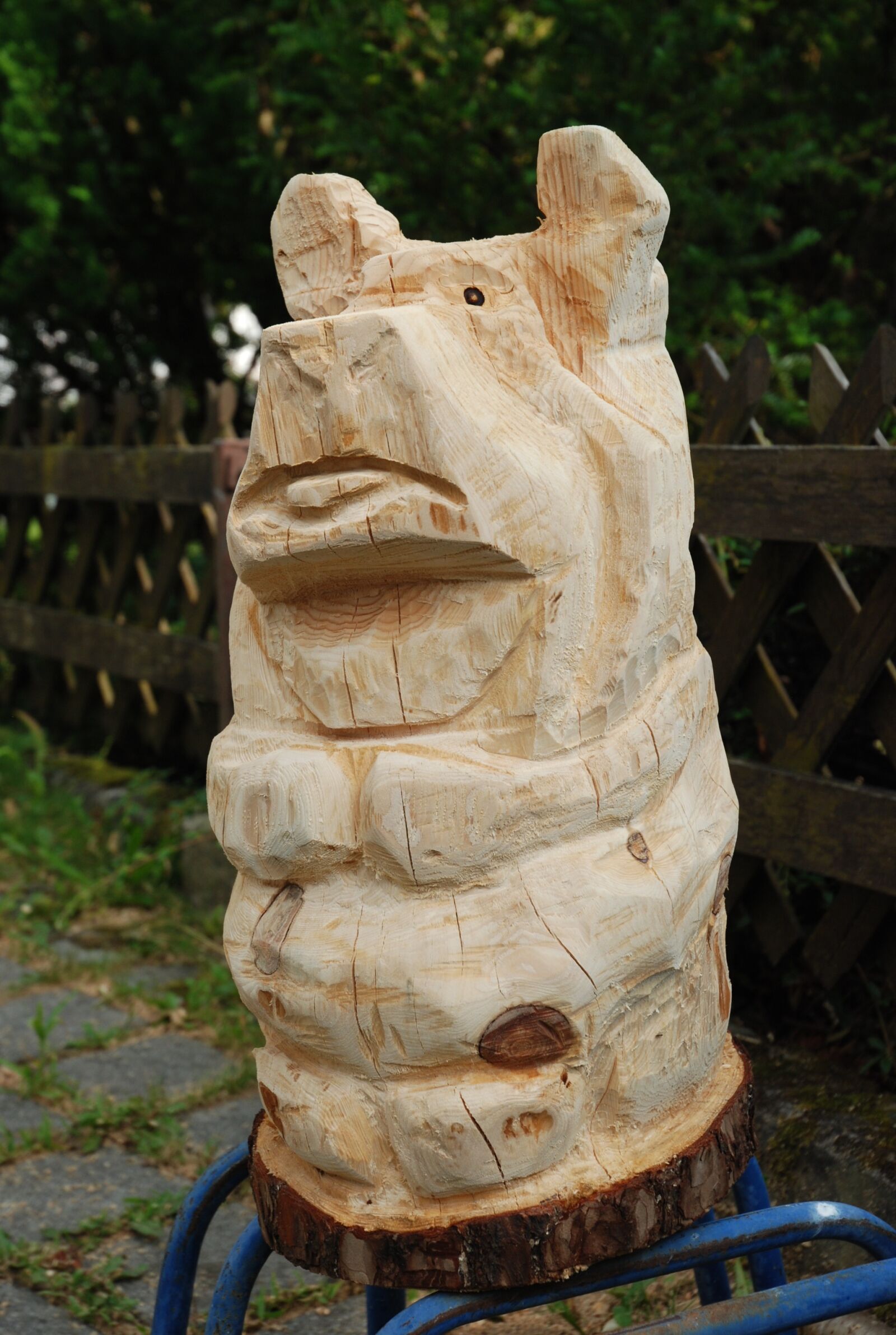Nikon D80 sample photo. Sculpture, statue, wood photography