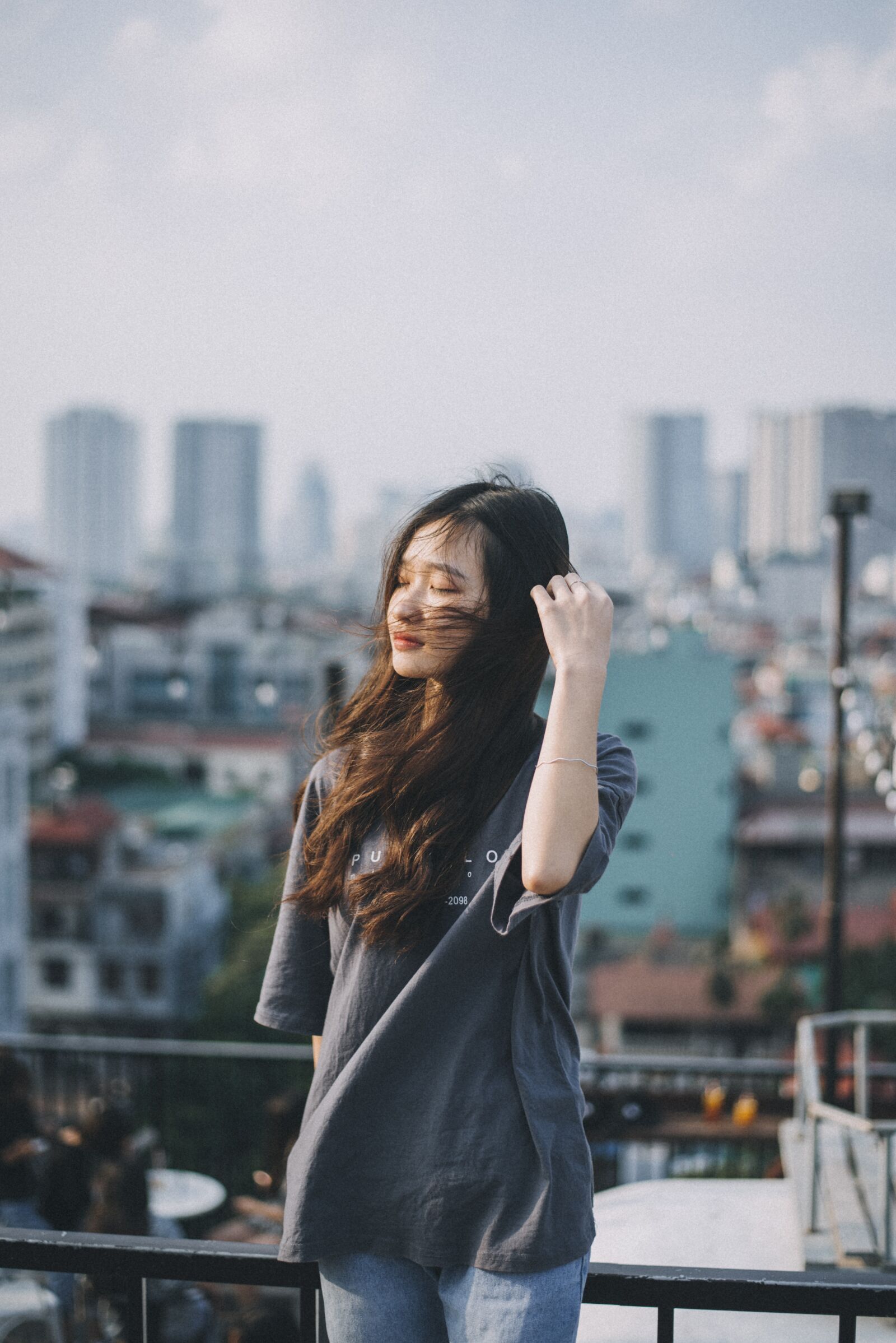 Nikon D750 sample photo. Hair, wind, girl photography