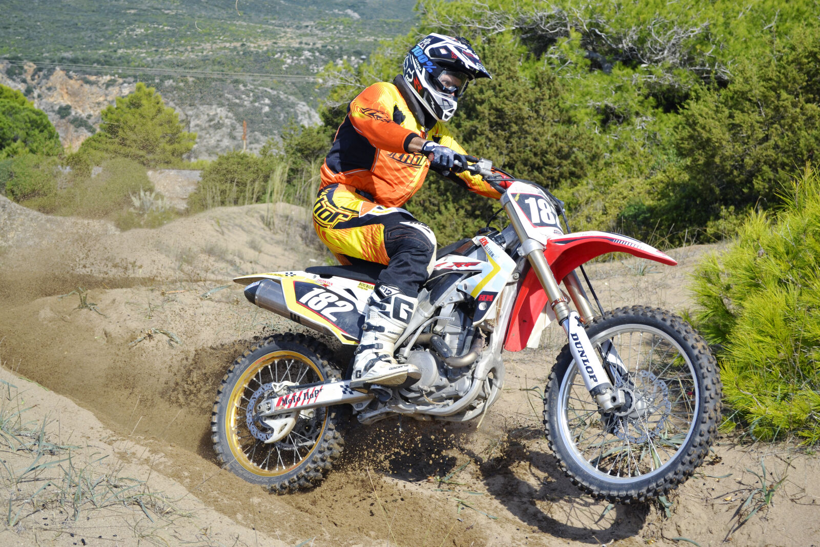 Nikon D3100 sample photo. Action, bike, extreme, helmet photography