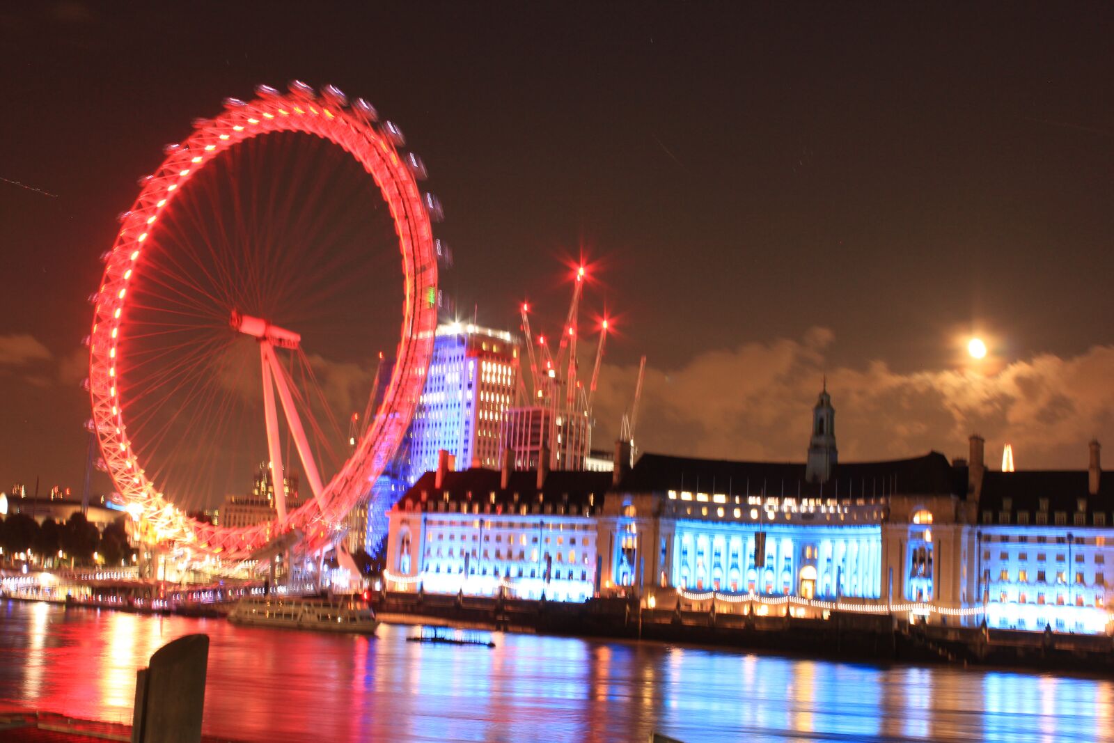 Canon EOS 600D (Rebel EOS T3i / EOS Kiss X5) sample photo. Wheel, londoneye, london photography