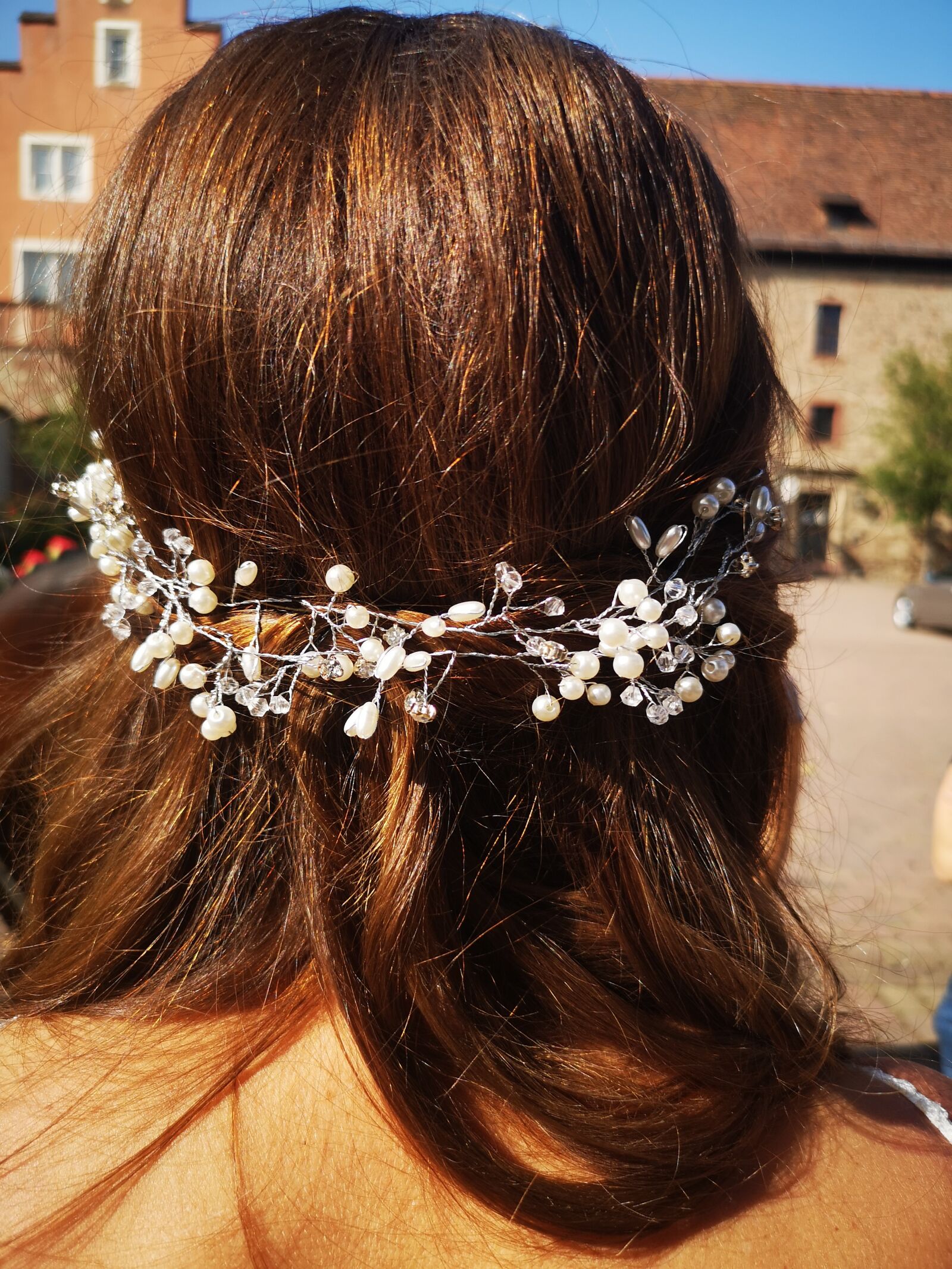 HUAWEI CLT-L29 sample photo. Bride, hair, jewellery photography
