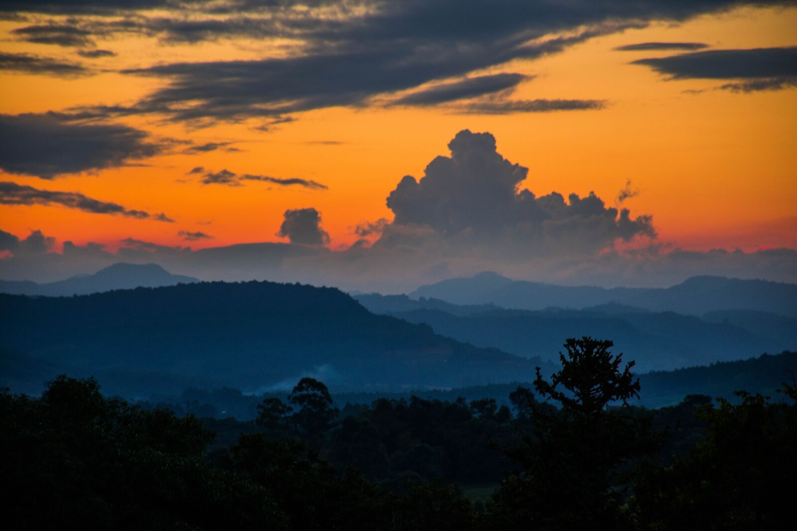Nikon D7200 sample photo. Hills, clouds, sky photography