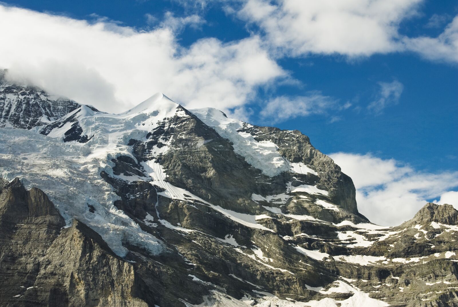 Nikon D200 sample photo. Mountain, snow, nature photography