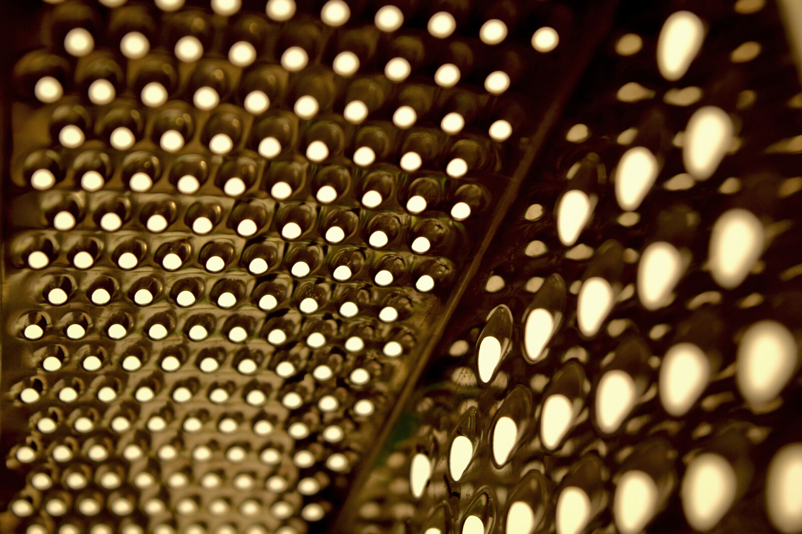Nikon D3300 sample photo. Grater, holes, steel photography
