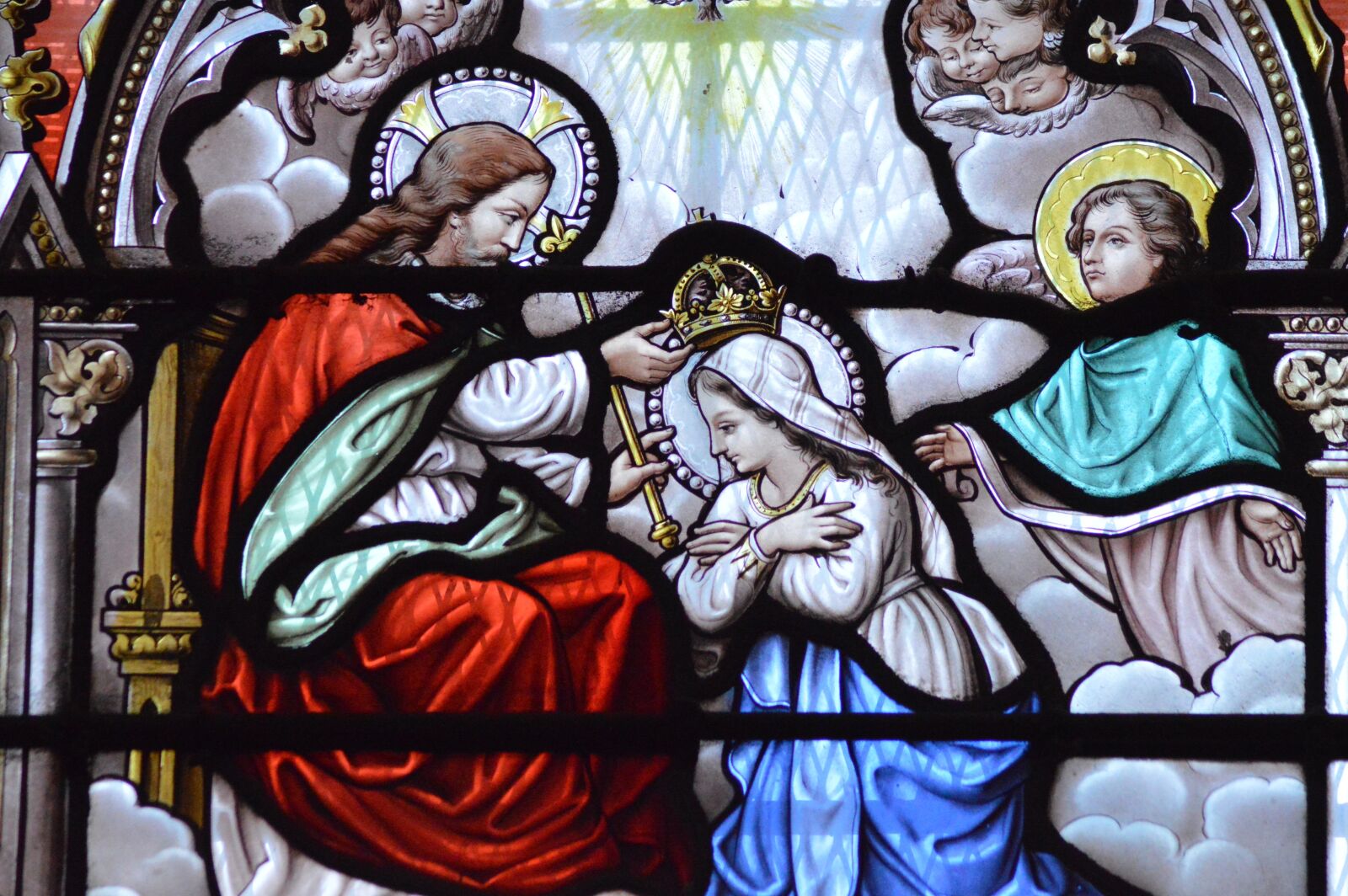 Nikon D3200 sample photo. Stained glass, window, church photography