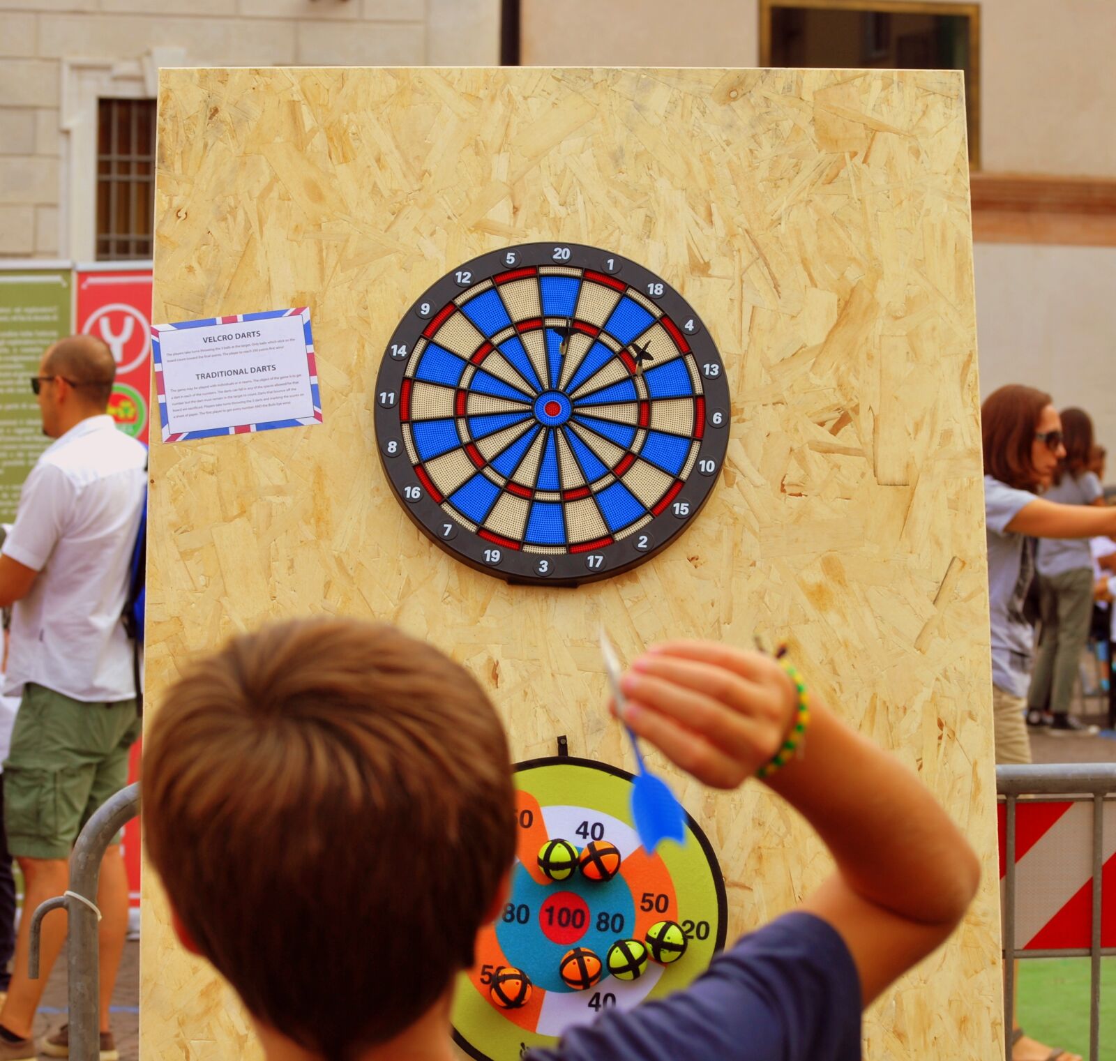 Nikon D60 sample photo. Darts, target, play photography