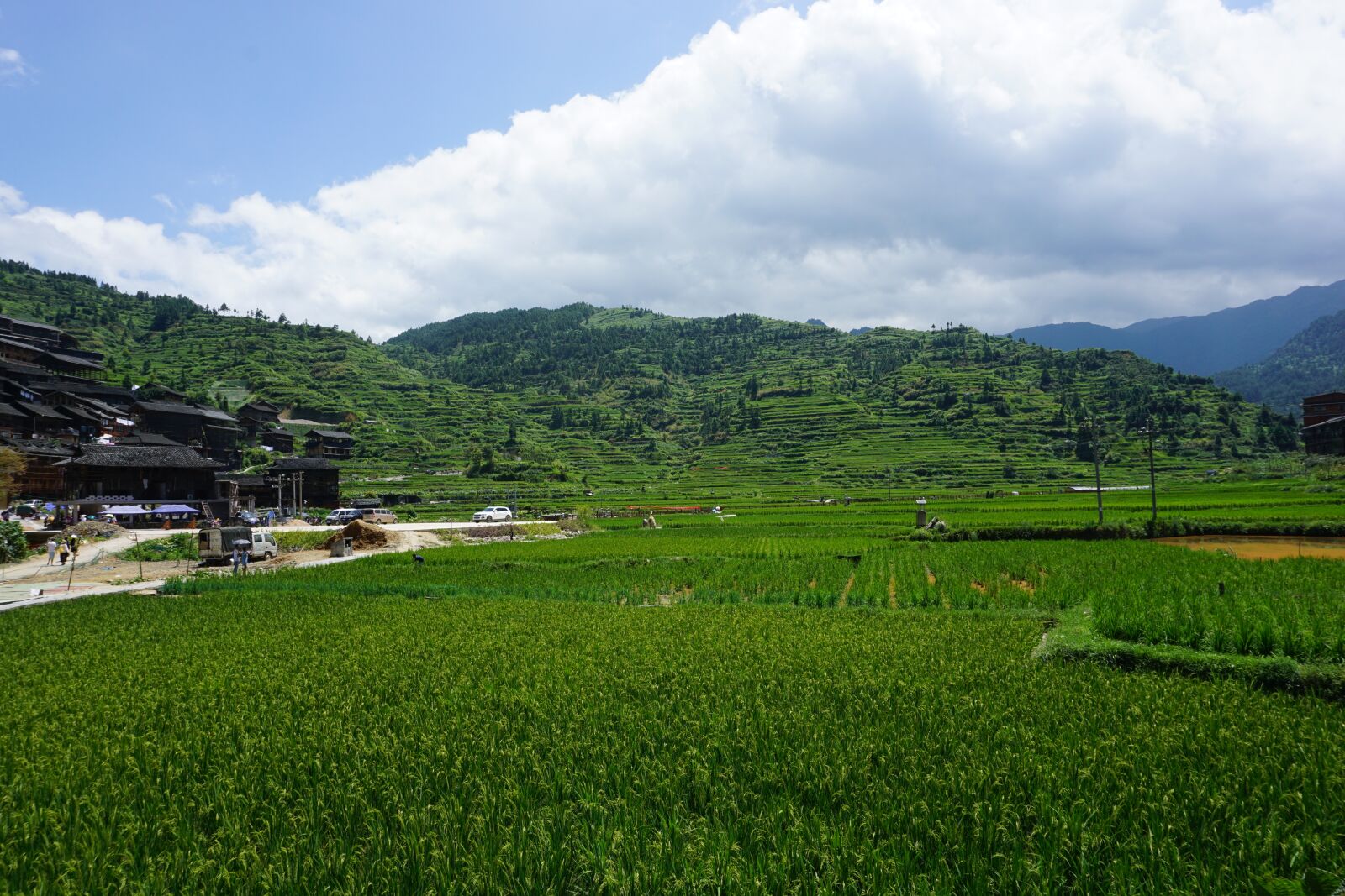 Sony a5100 sample photo. Guizhou, xijiang, the scenery photography