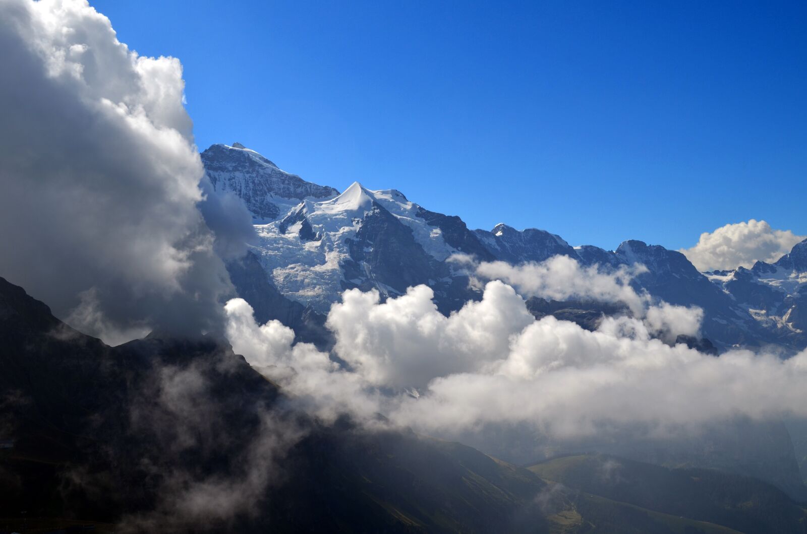 Nikon D5100 sample photo. Virgin, silberhorn, ebnefluh photography