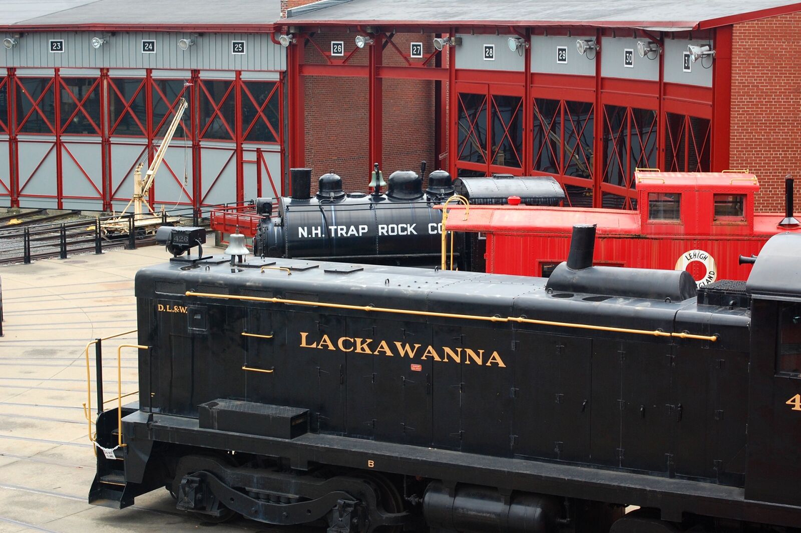 Nikon D40 sample photo. Train yard, transportation, train photography