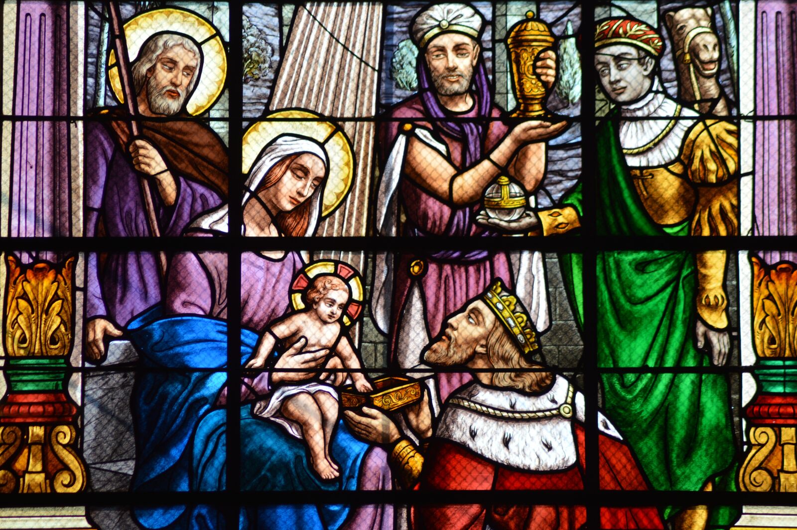 Nikon D3200 sample photo. Stained glass, colorful, window photography