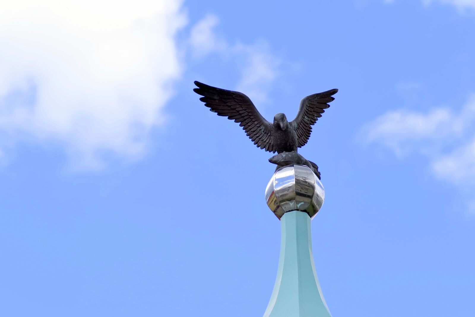 Pentax K-S2 sample photo. Seagull, symbol, sign photography