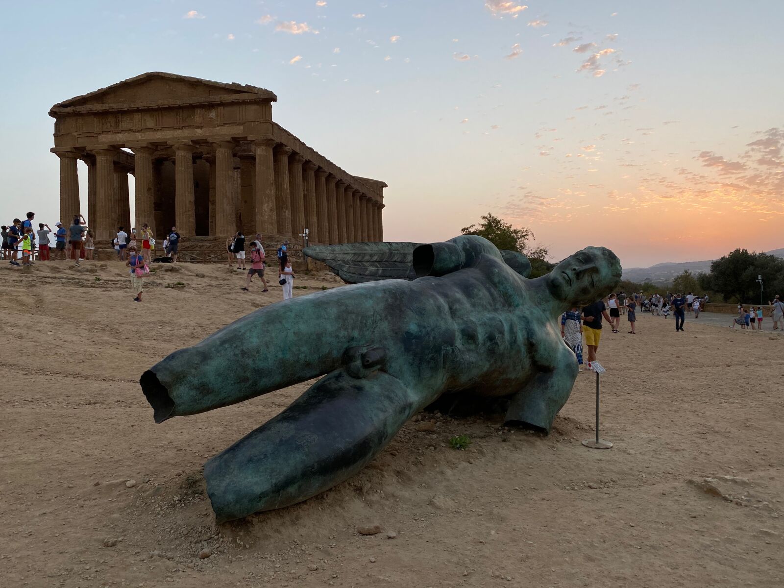 iPhone 11 Pro Max back triple camera 4.25mm f/1.8 sample photo. Agrigento, sicily, tempio photography