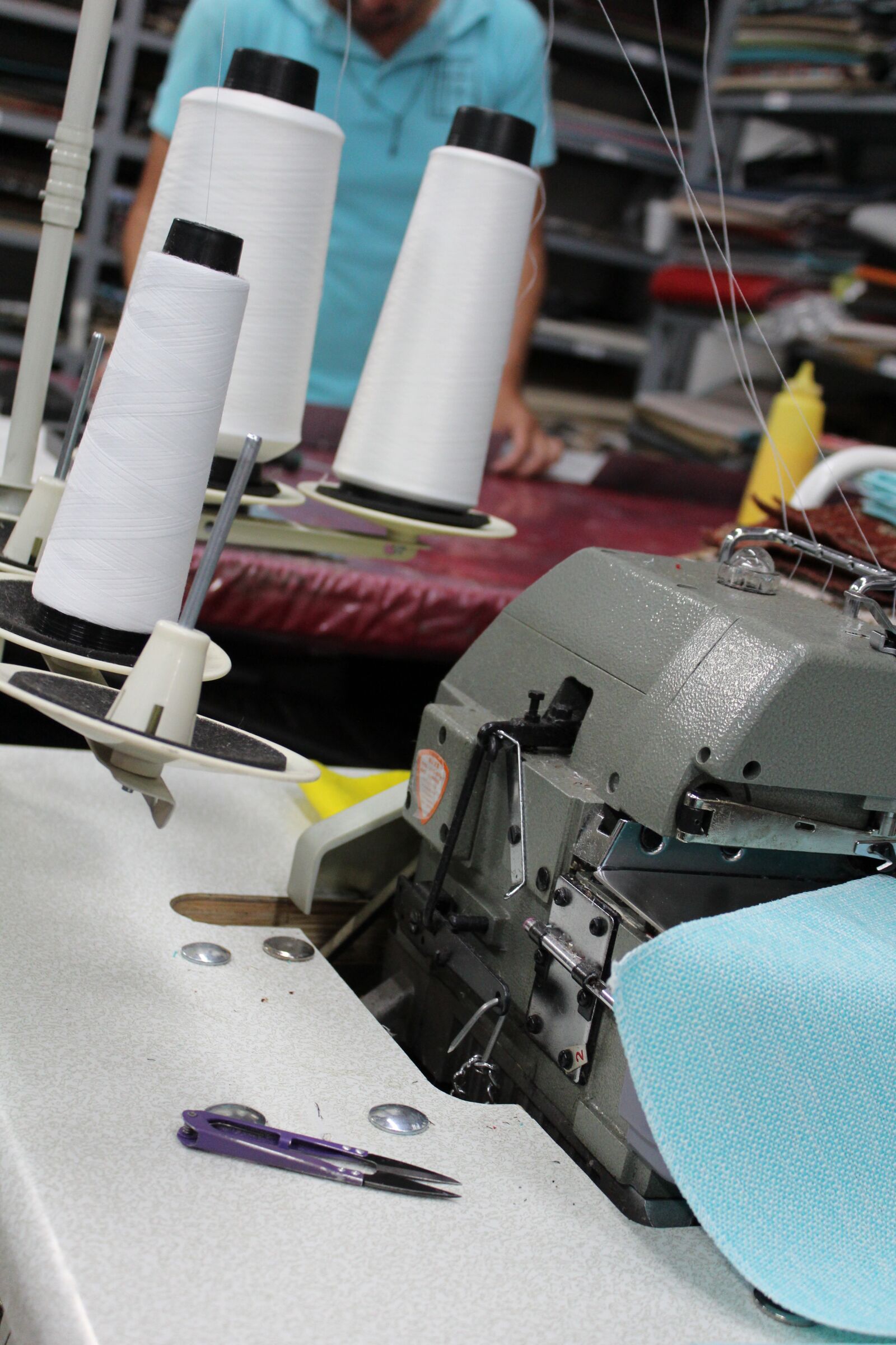 Canon EOS 1200D (EOS Rebel T5 / EOS Kiss X70 / EOS Hi) sample photo. Factory, thread, machine photography
