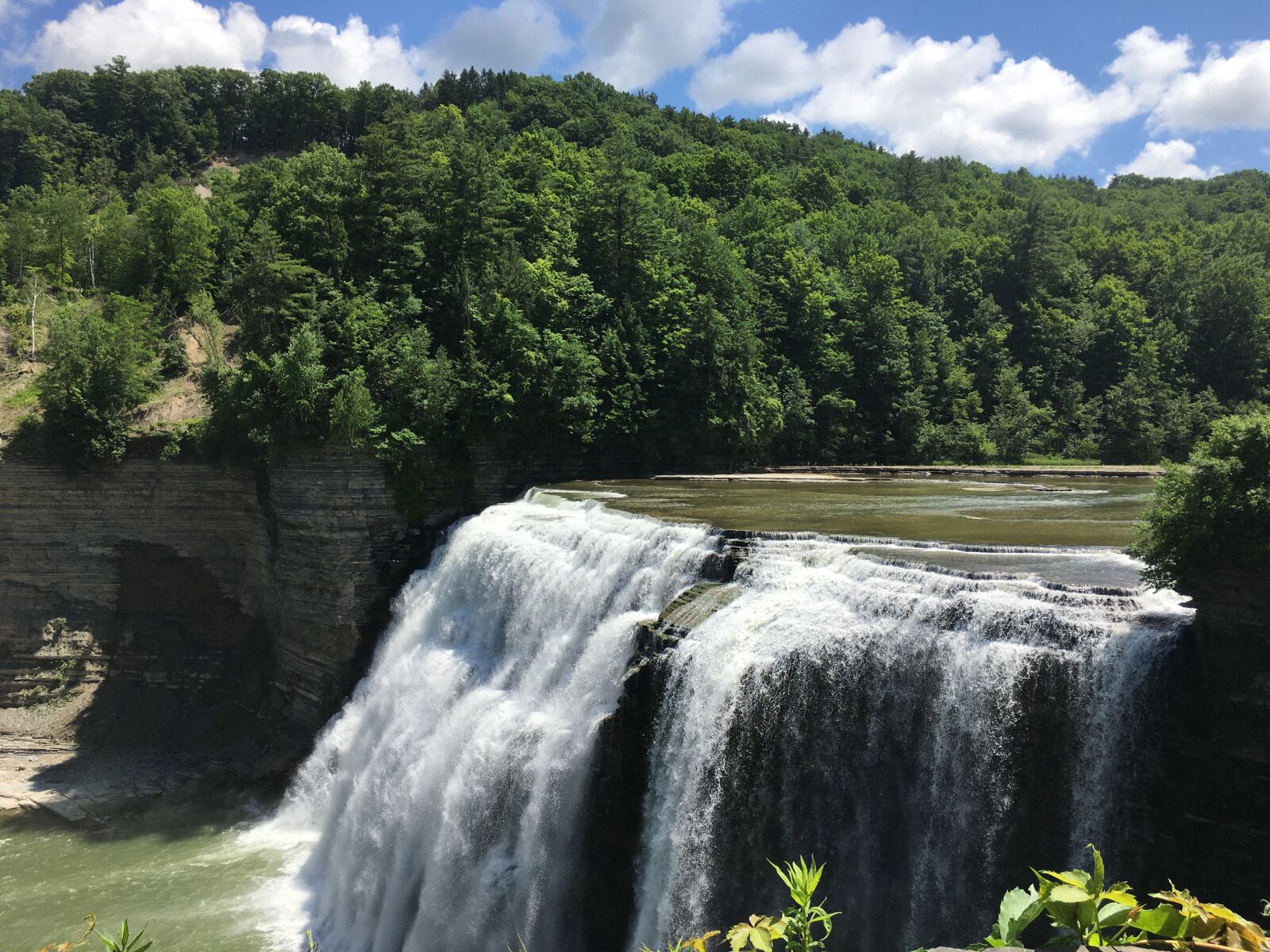 Apple iPhone 6s sample photo. Waterfalls, nature, trees photography