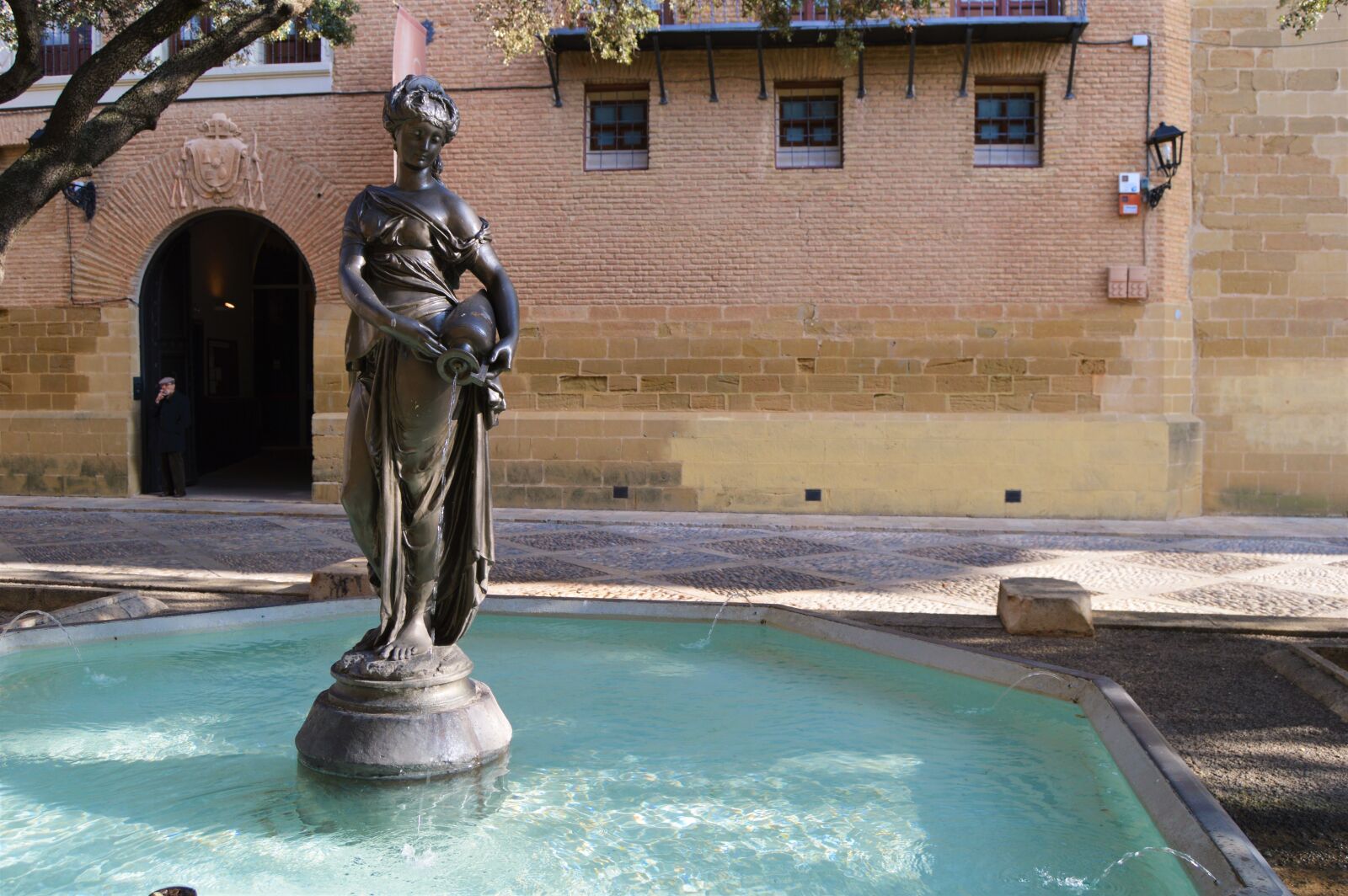 Nikon D3200 sample photo. Huesca, plaza, city hall photography