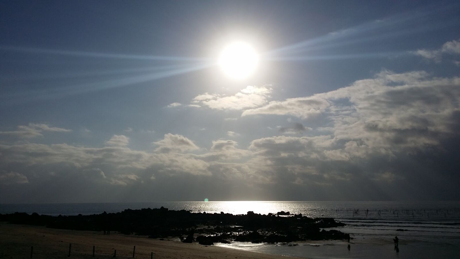 Samsung Galaxy S4 sample photo. Solar, sea, winter sea photography