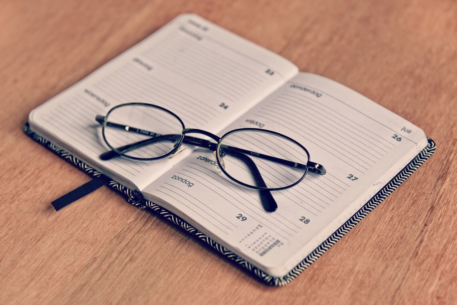 Nikon D750 sample photo. Agenda, note book, schedule photography