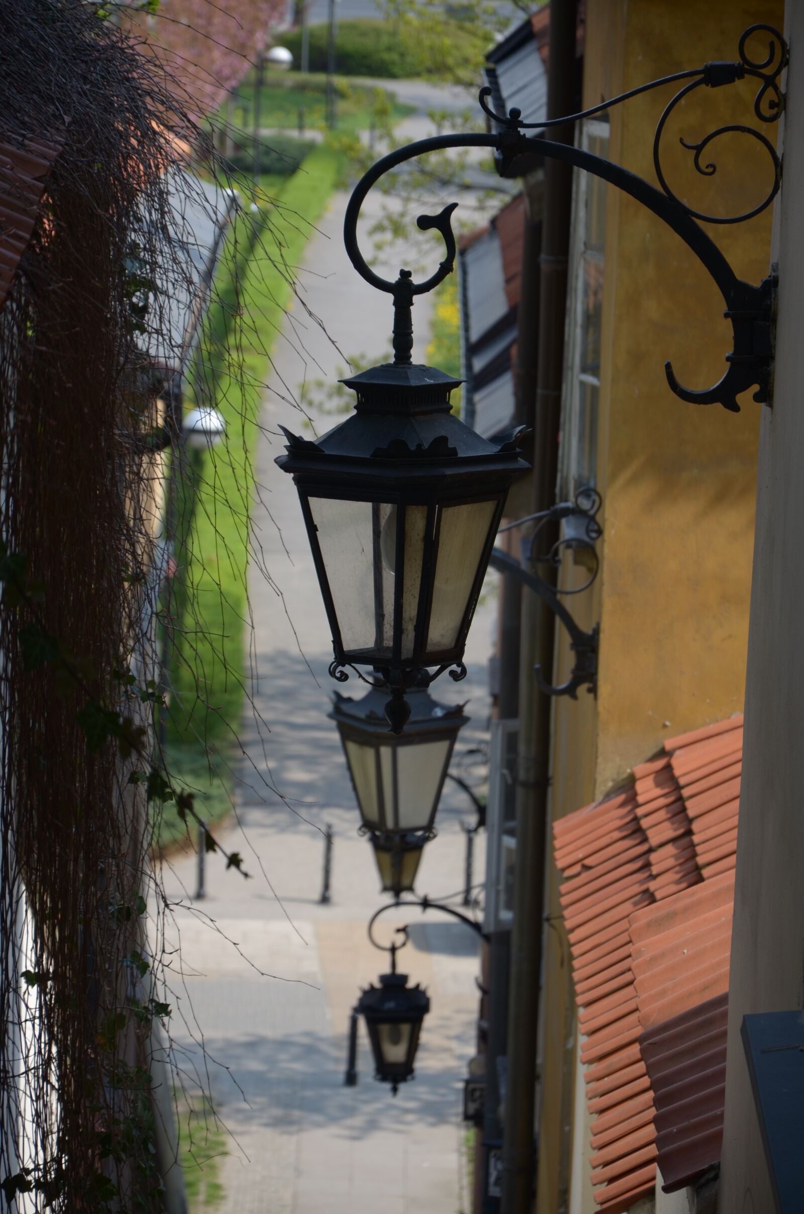 Nikon D5100 sample photo. Lanterns, old town, warsaw photography