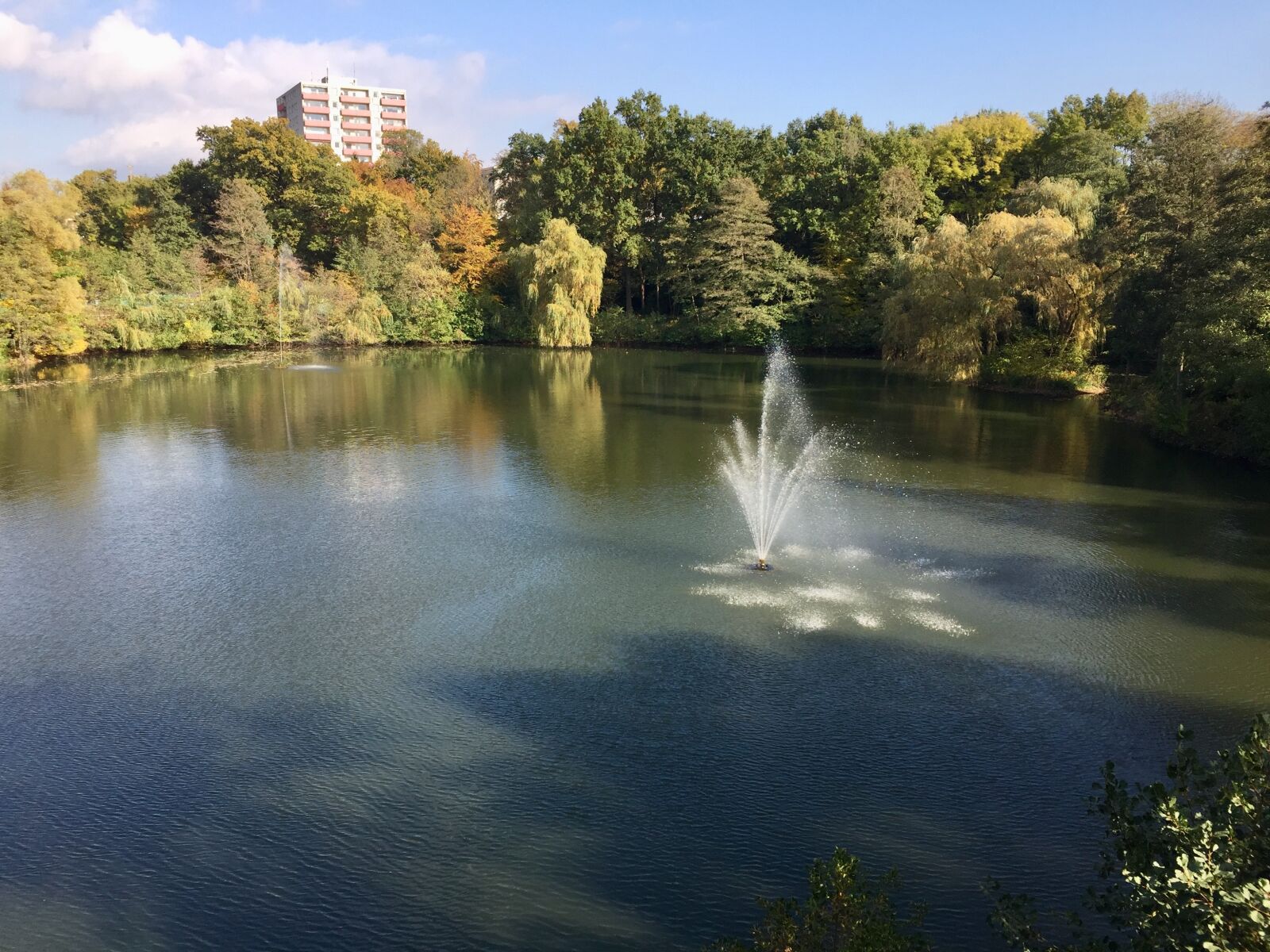 Apple iPhone 6 sample photo. Water, autumn, autumn-appearance photography