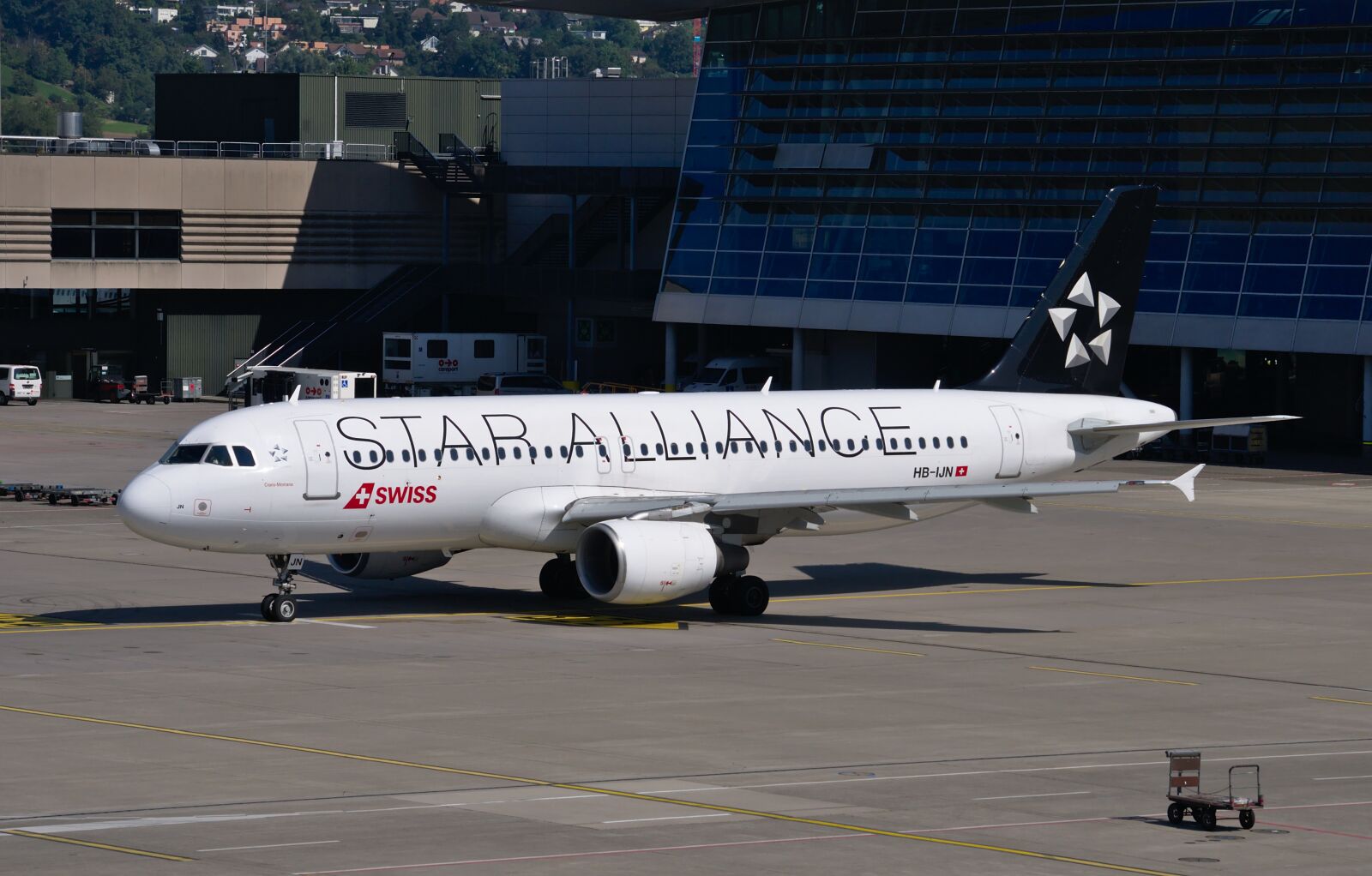 Nikon D300S sample photo. Aircraft, airbus a320, swiss photography